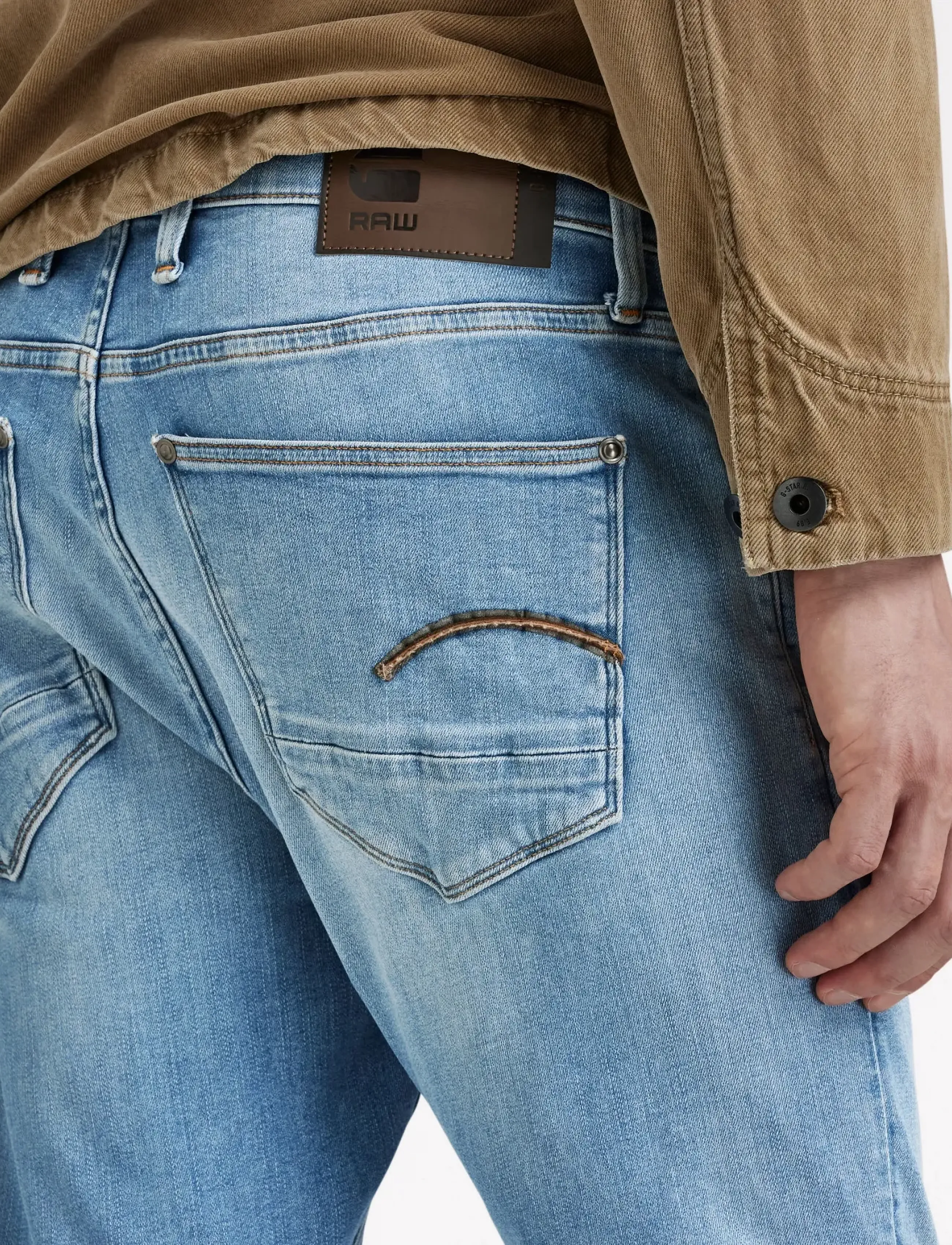G-Star - Revend Skinny - liibuvad teksad - lt indigo aged - 4