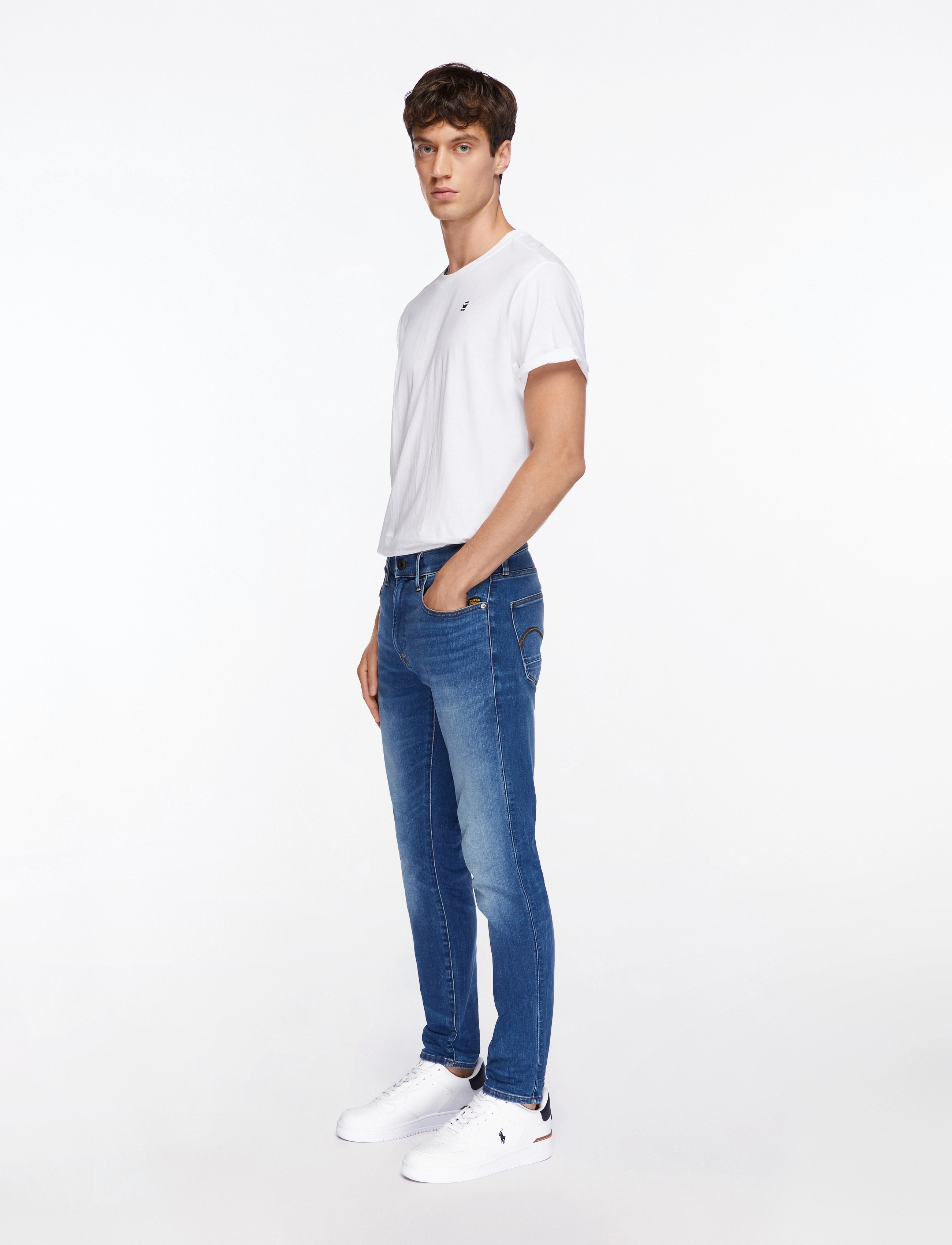 G-Star - Revend Skinny - mænd - medium indigo aged - 4