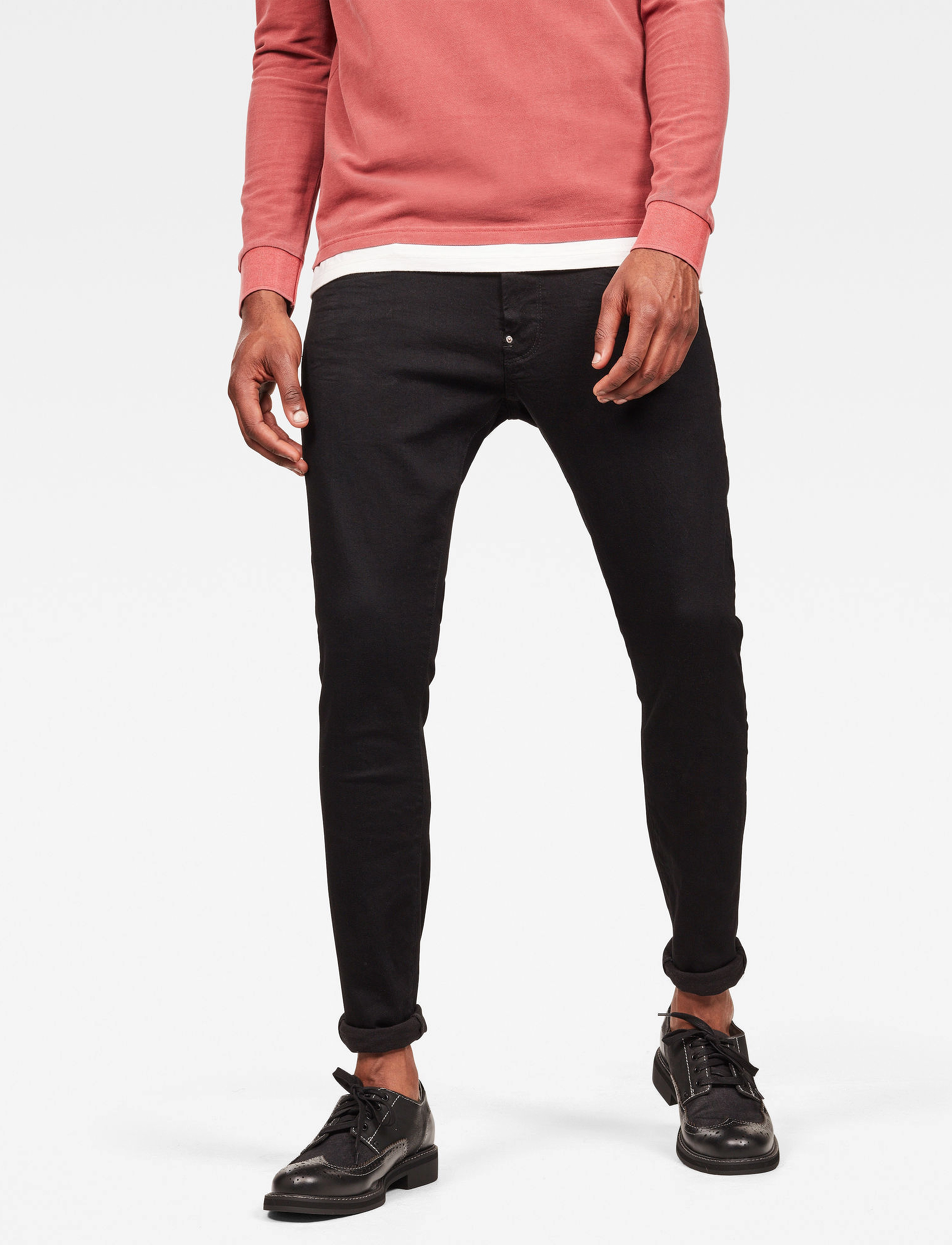 G-Star Revend Skinny - Skinny jeans - PITCH BLACK / black