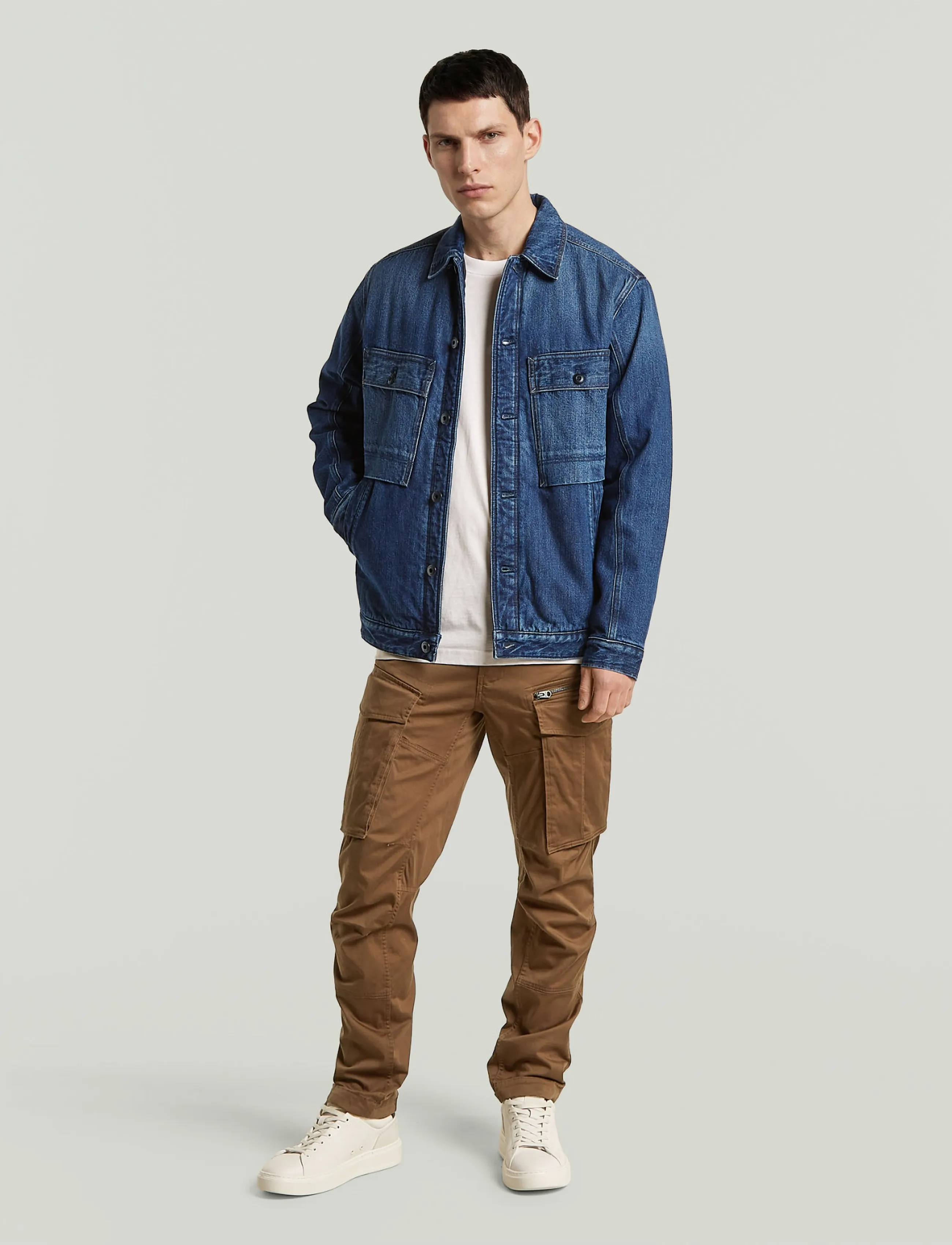 G-Star - Rovic Zip 3D Regular Tapered - cargohosen - bison - 4