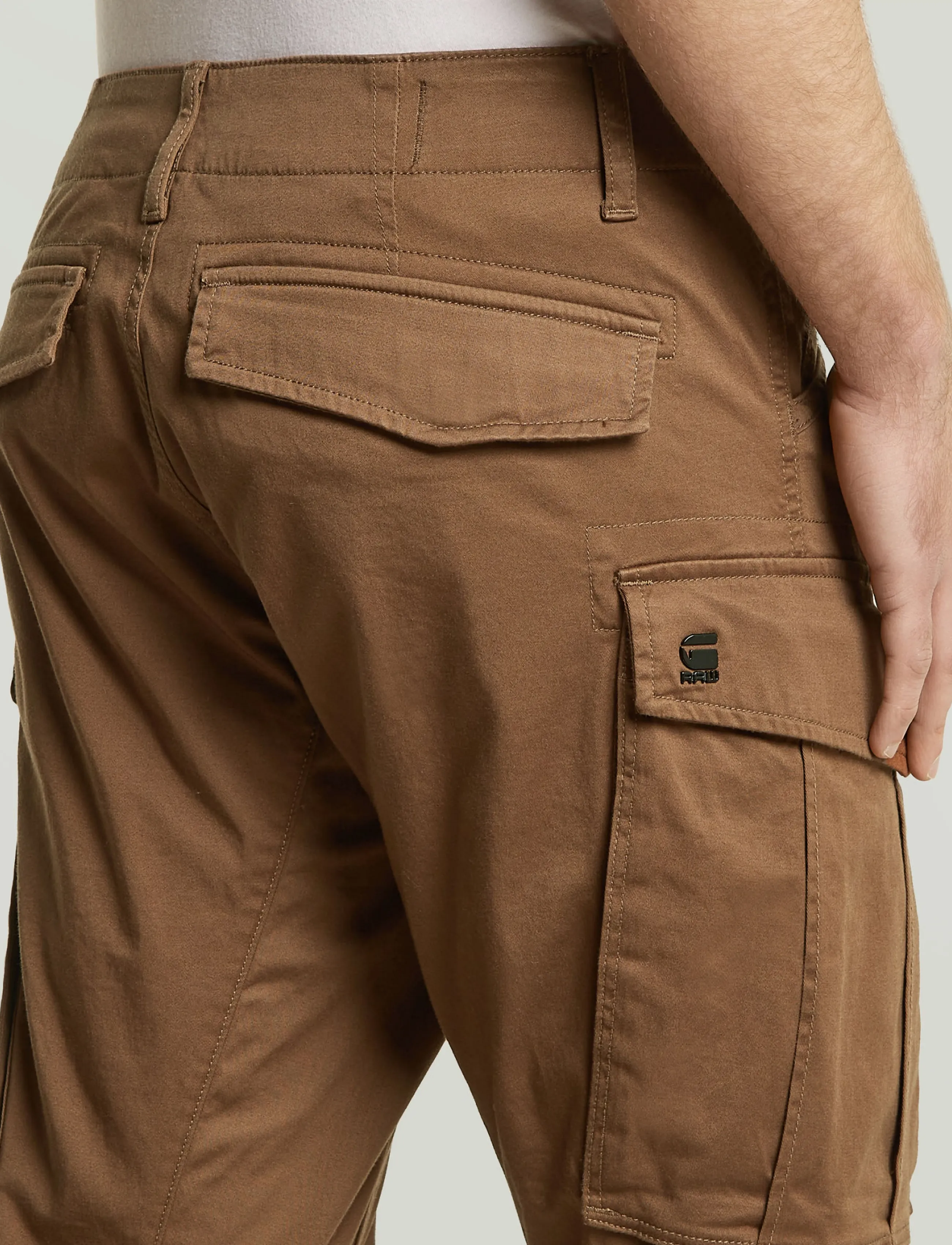 G-Star - Rovic Zip 3D Regular Tapered - cargohosen - bison - 5