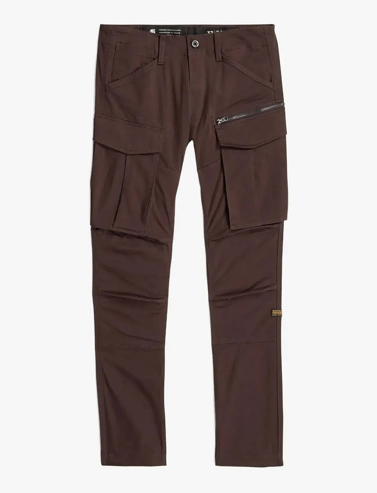 G-Star - Rovic Zip 3D Regular Tapered - cargobyxor - chocolate plum - 1