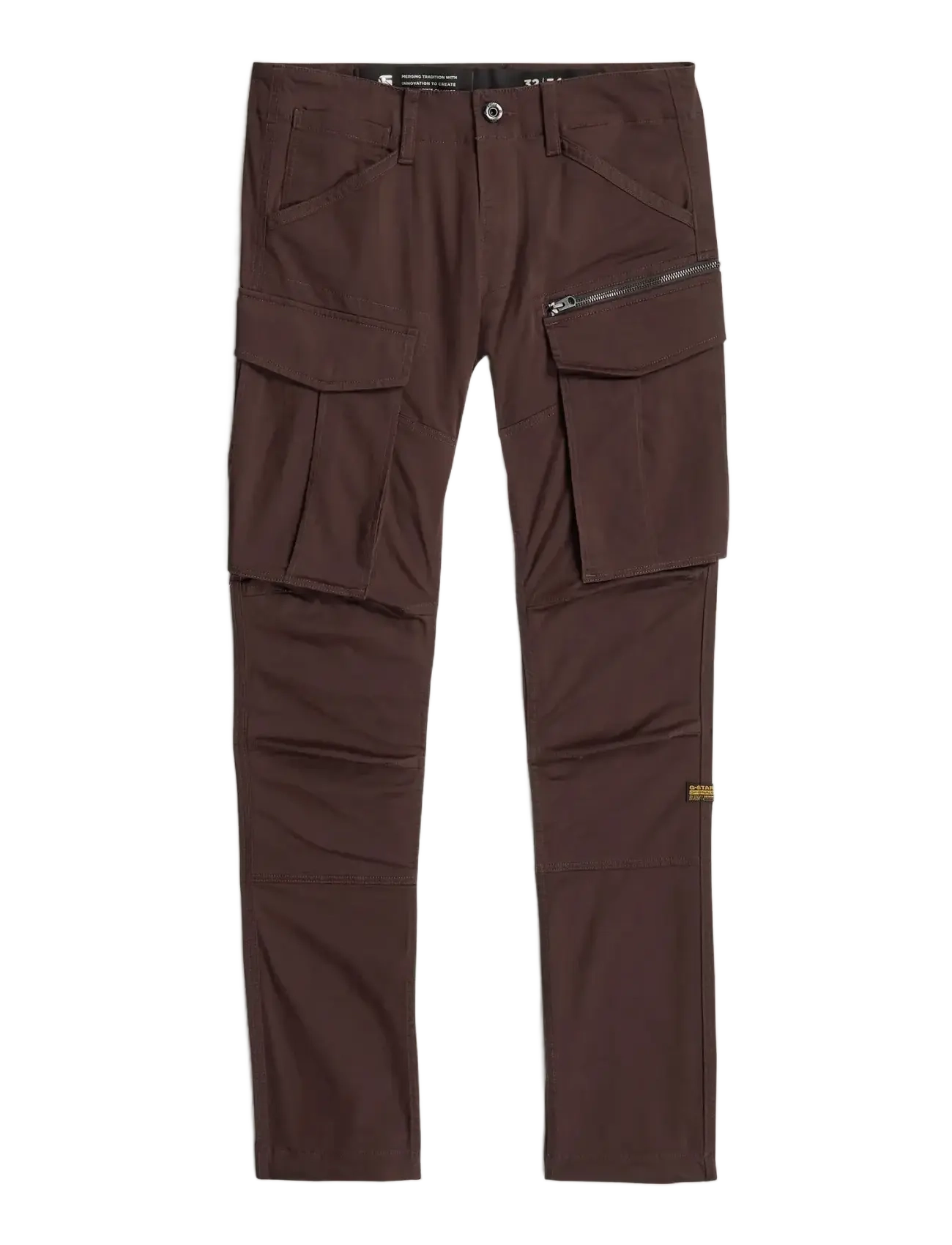 G-Star - Rovic Zip 3D Regular Tapered - cargo pants - chocolate plum - 1