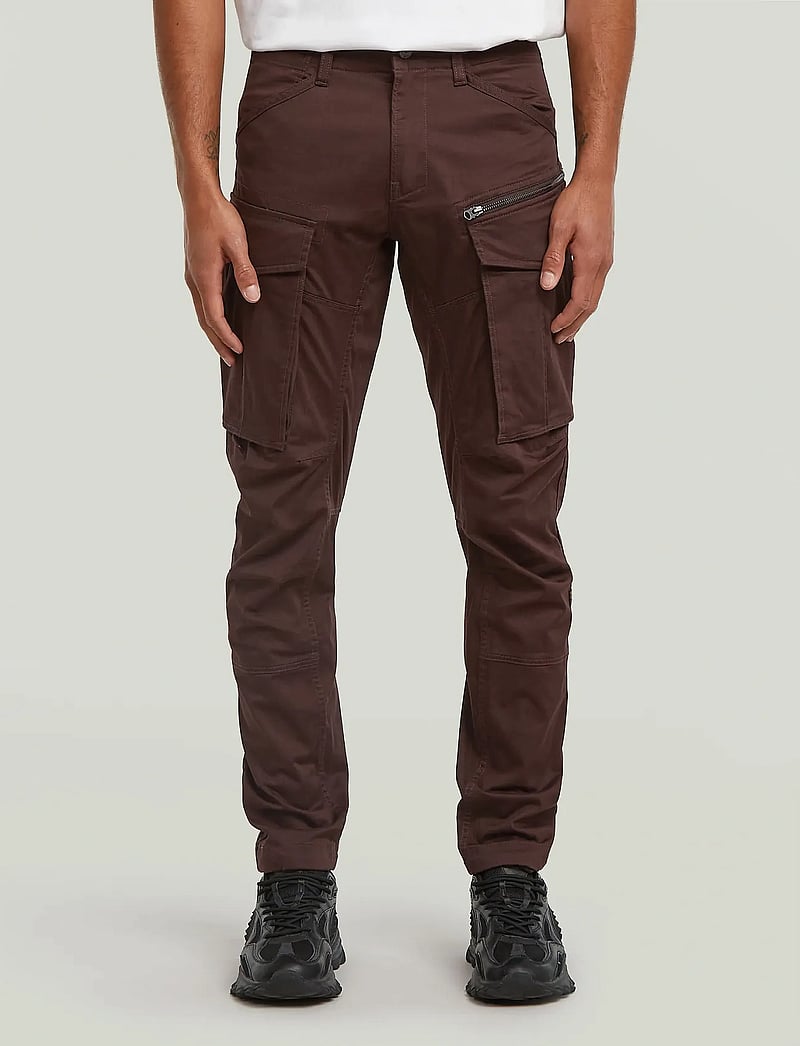 G-Star - Rovic Zip 3D Regular Tapered - cargohose - chocolate plum - 0