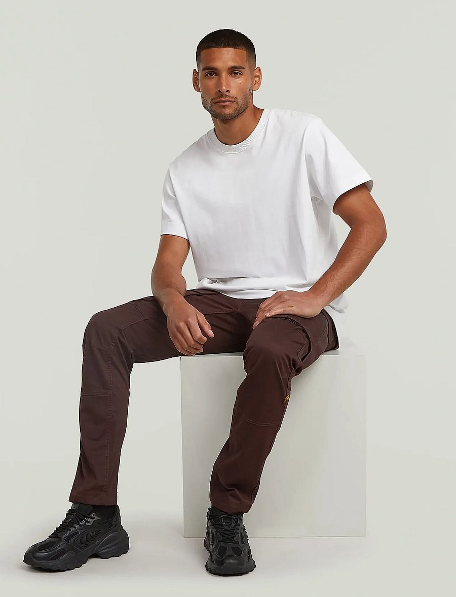 G-Star - Rovic Zip 3D Regular Tapered - cargo püksid - chocolate plum - 5