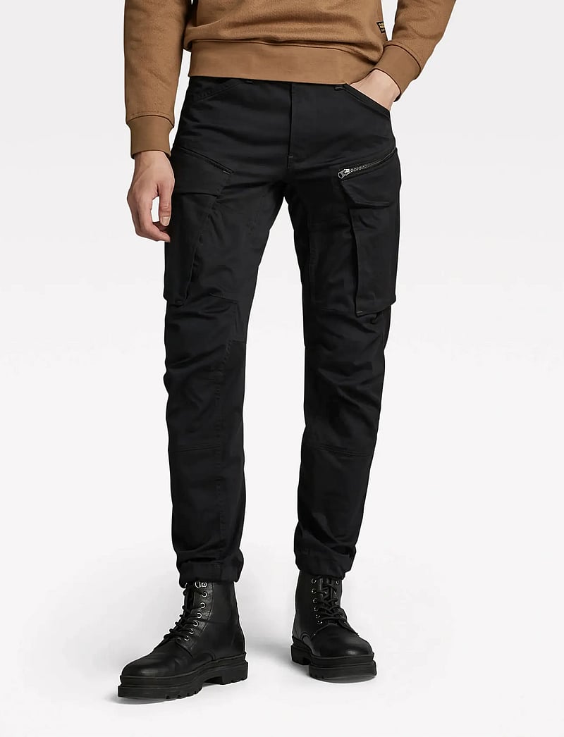 G-Star - Rovic Zip 3D Regular Tapered - cargobyxor - dk black - 0