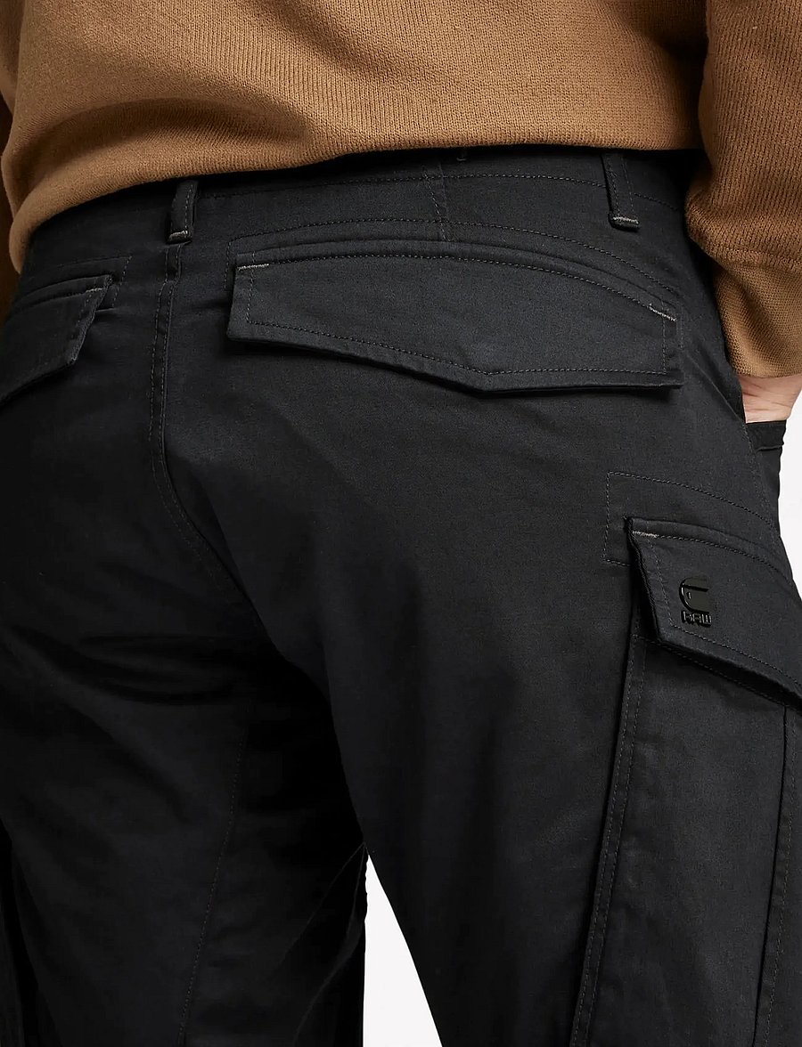 G-Star - Rovic Zip 3D Regular Tapered - cargobroeken - dk black - 3