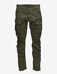 G-Star RAW - Rovic zip 3d regular tapered - cargo pants - dk bronze green - 0