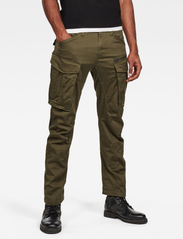 G-Star RAW - Rovic zip 3d regular tapered - cargo pants - dk bronze green - 2