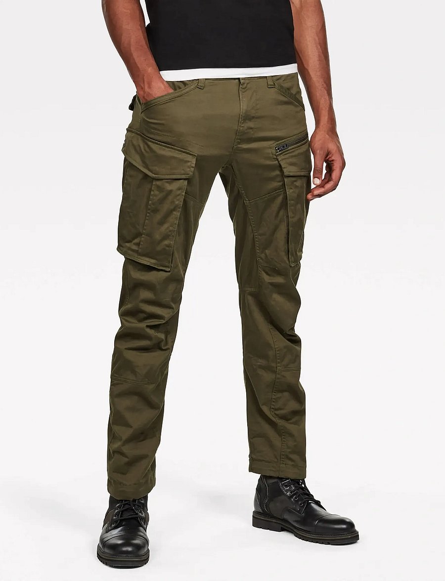 G-Star - Rovic Zip 3D Regular Tapered - cargobyxor - dk bronze green - 1