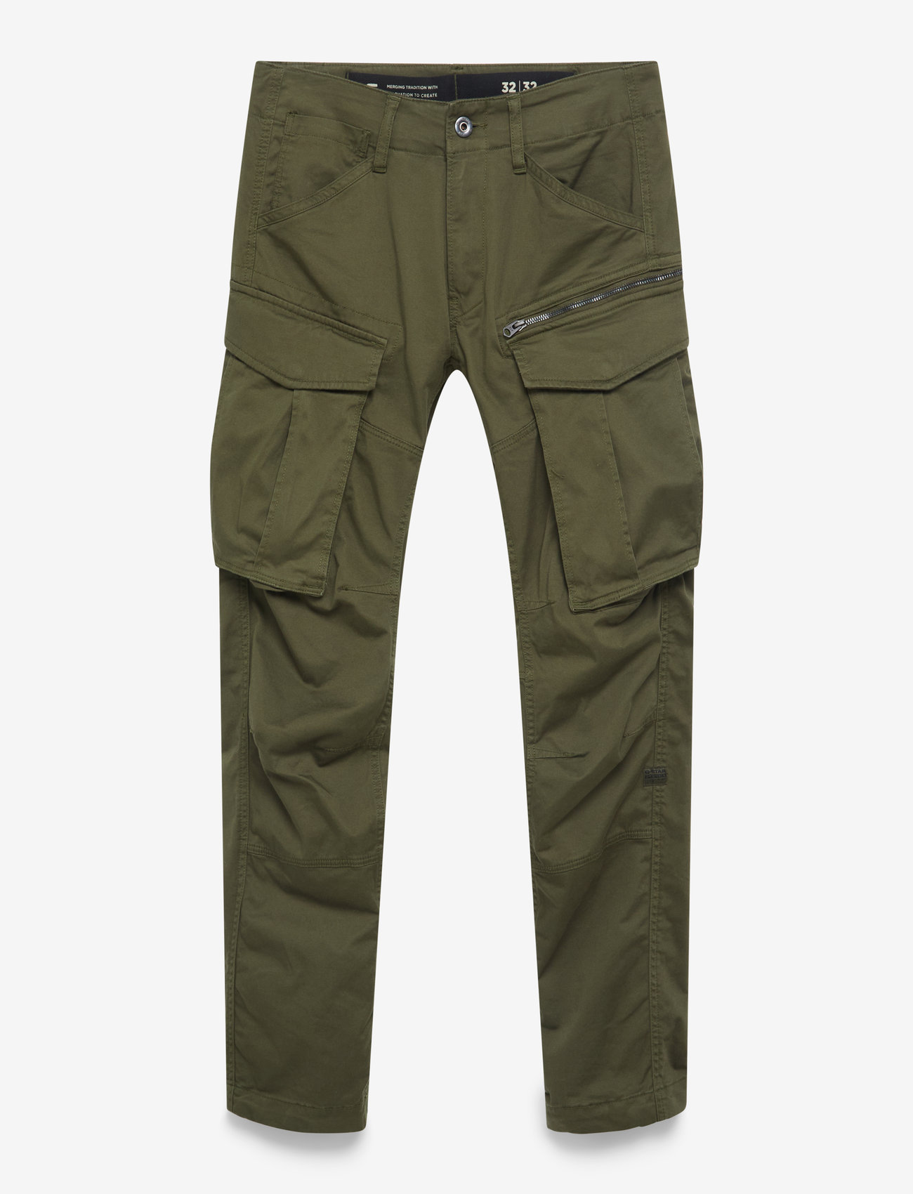 G-Star - Rovic Zip 3D Regular Tapered - cargobyxor - dk bronze green - 1