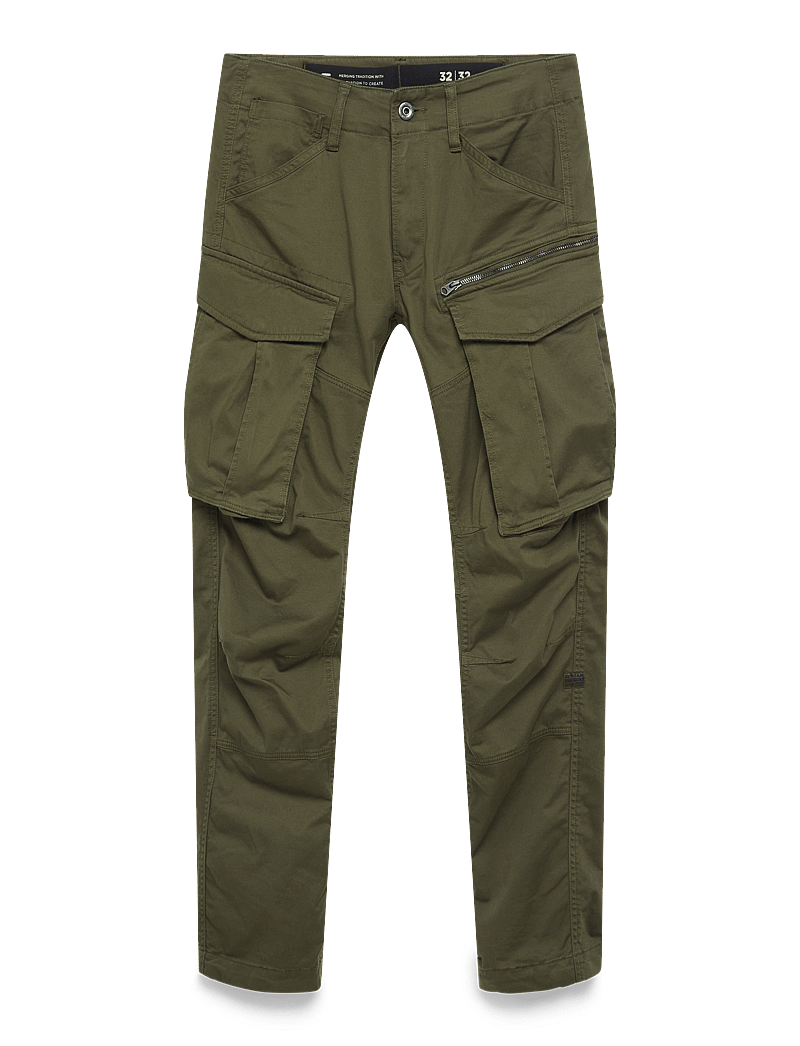 G-Star - Rovic Zip 3D Regular Tapered - cargobyxor - dk bronze green - 1