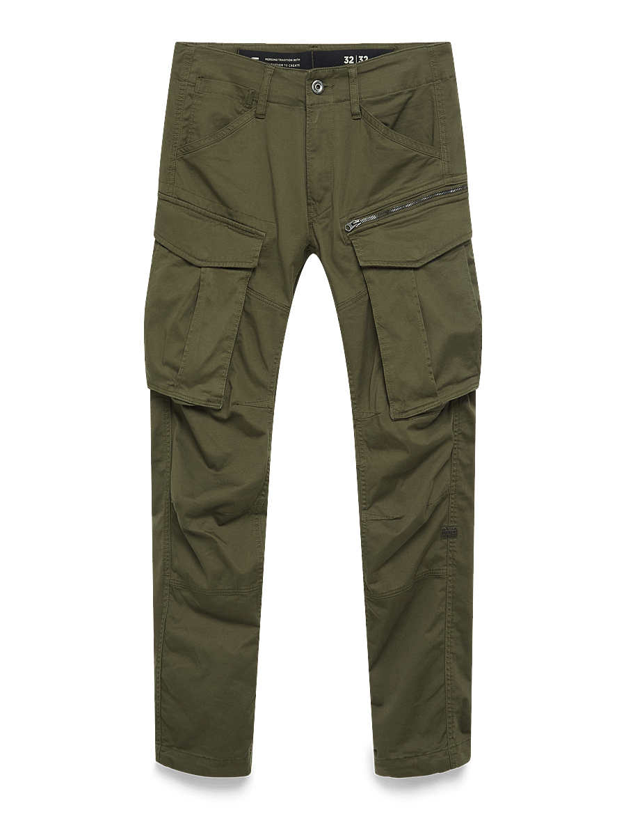 G-Star - Rovic Zip 3D Regular Tapered - cargobyxor - dk bronze green - 2