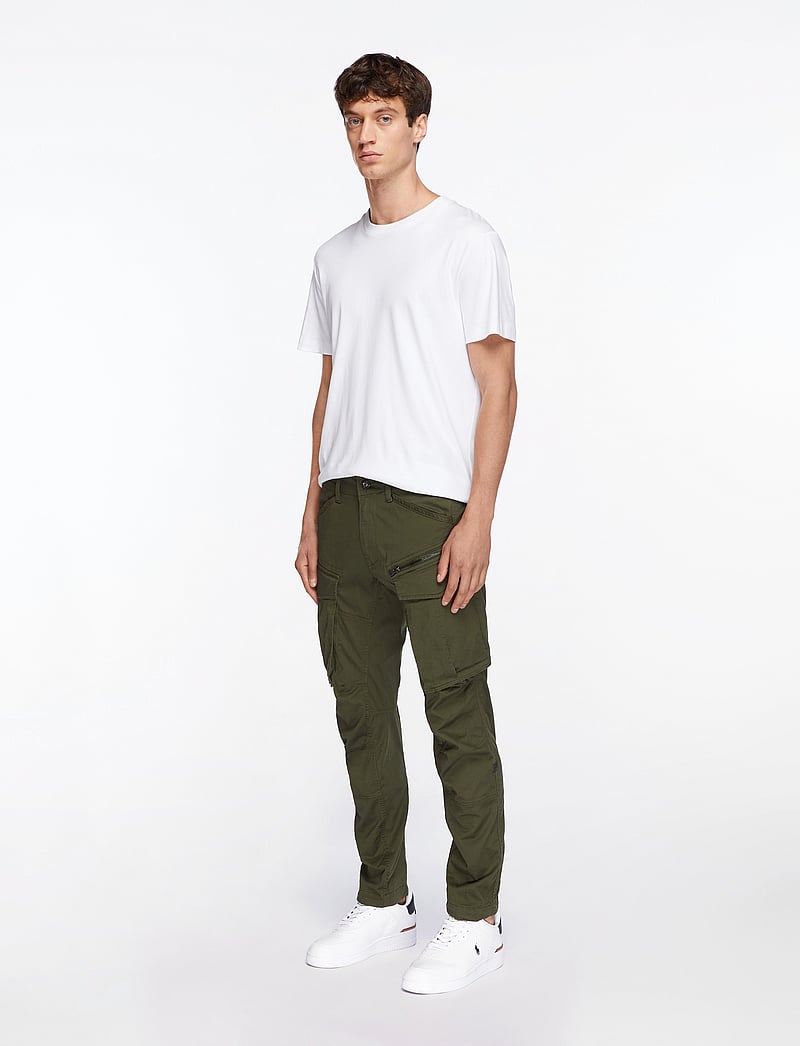 G-Star - Rovic Zip 3D Regular Tapered - cargobyxor - dk bronze green - 3