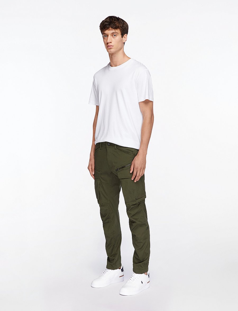 G-Star - Rovic Zip 3D Regular Tapered - cargobyxor - dk bronze green - 4