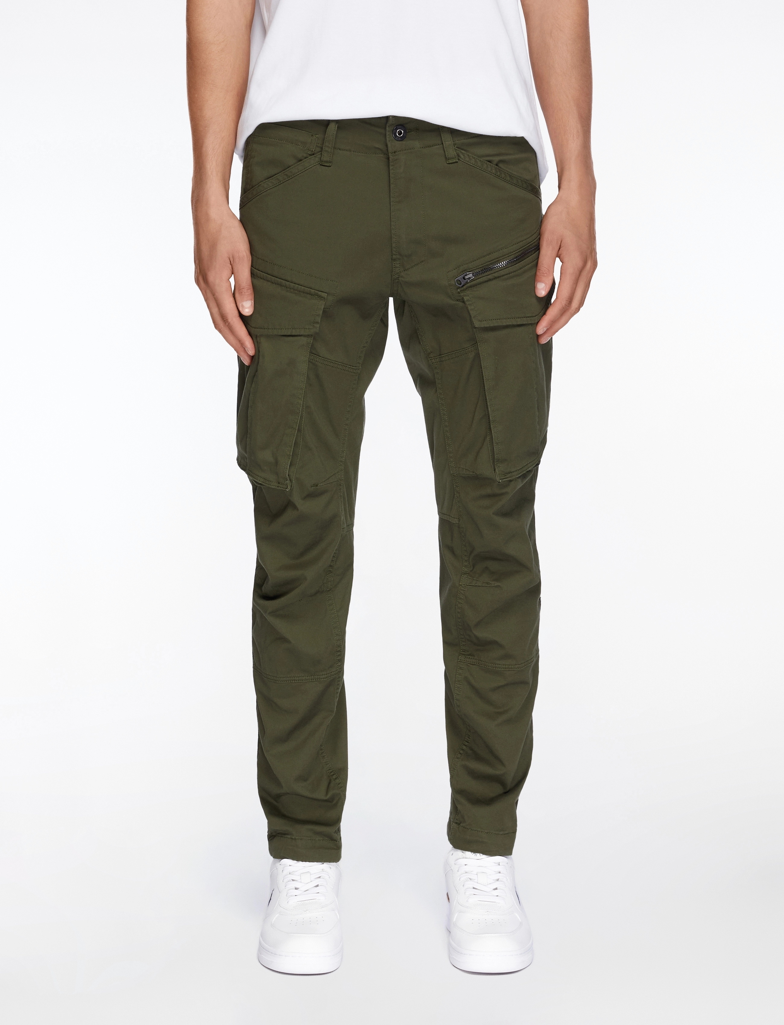 G-Star - Rovic Zip 3D Regular Tapered - cargo pants - dk bronze green - 0