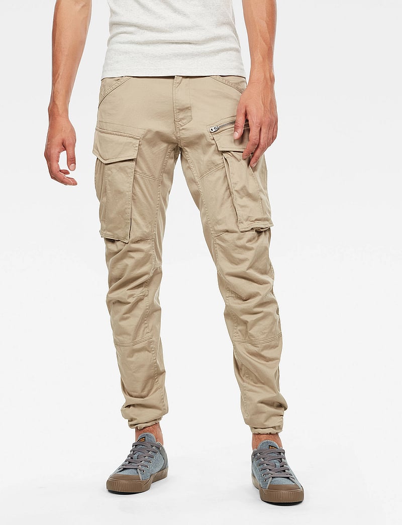 G-Star - Rovic Zip 3D Regular Tapered - cargobukser - dune - 0