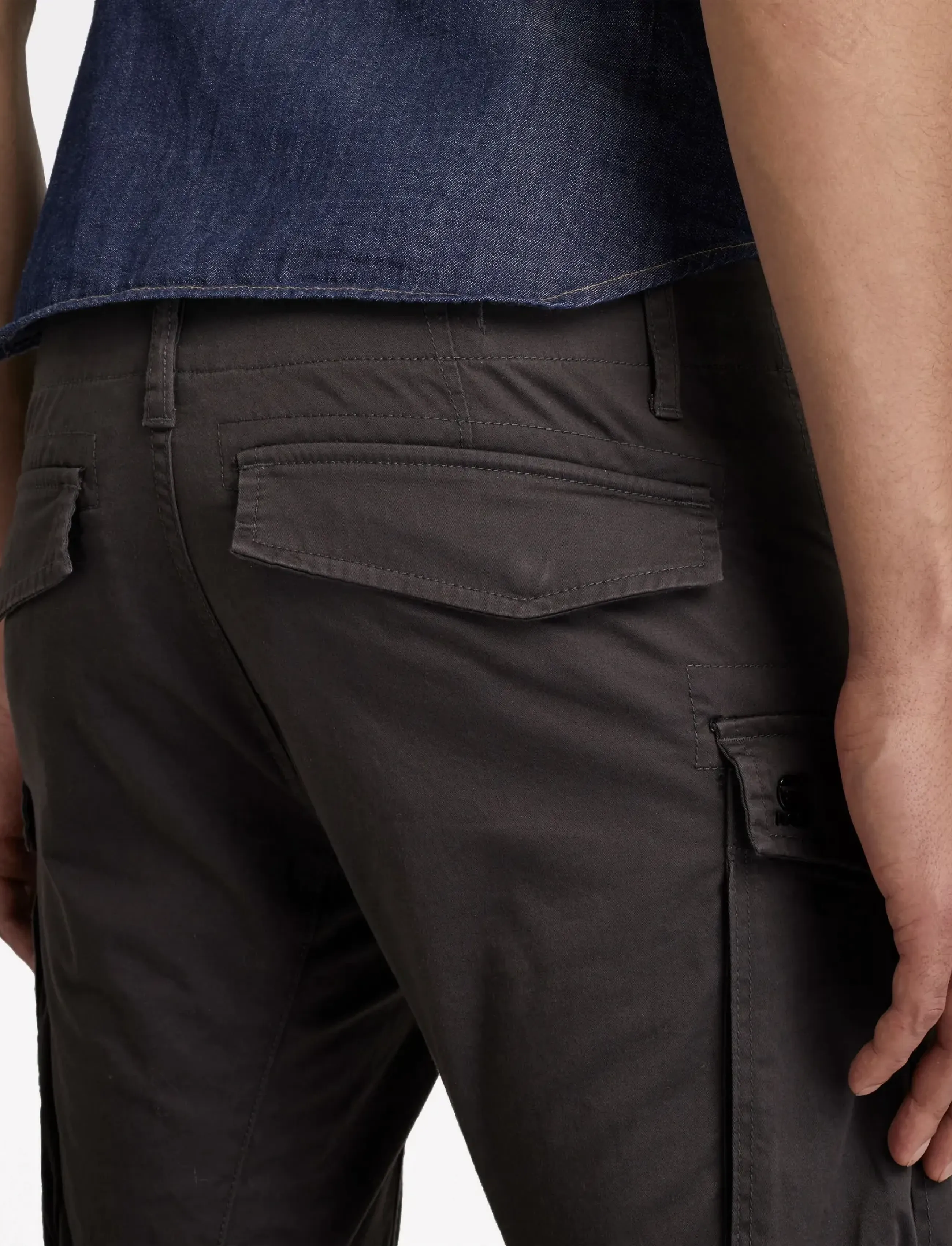 G-Star - Rovic Zip 3D Regular Tapered - cargo pants - raven - 4