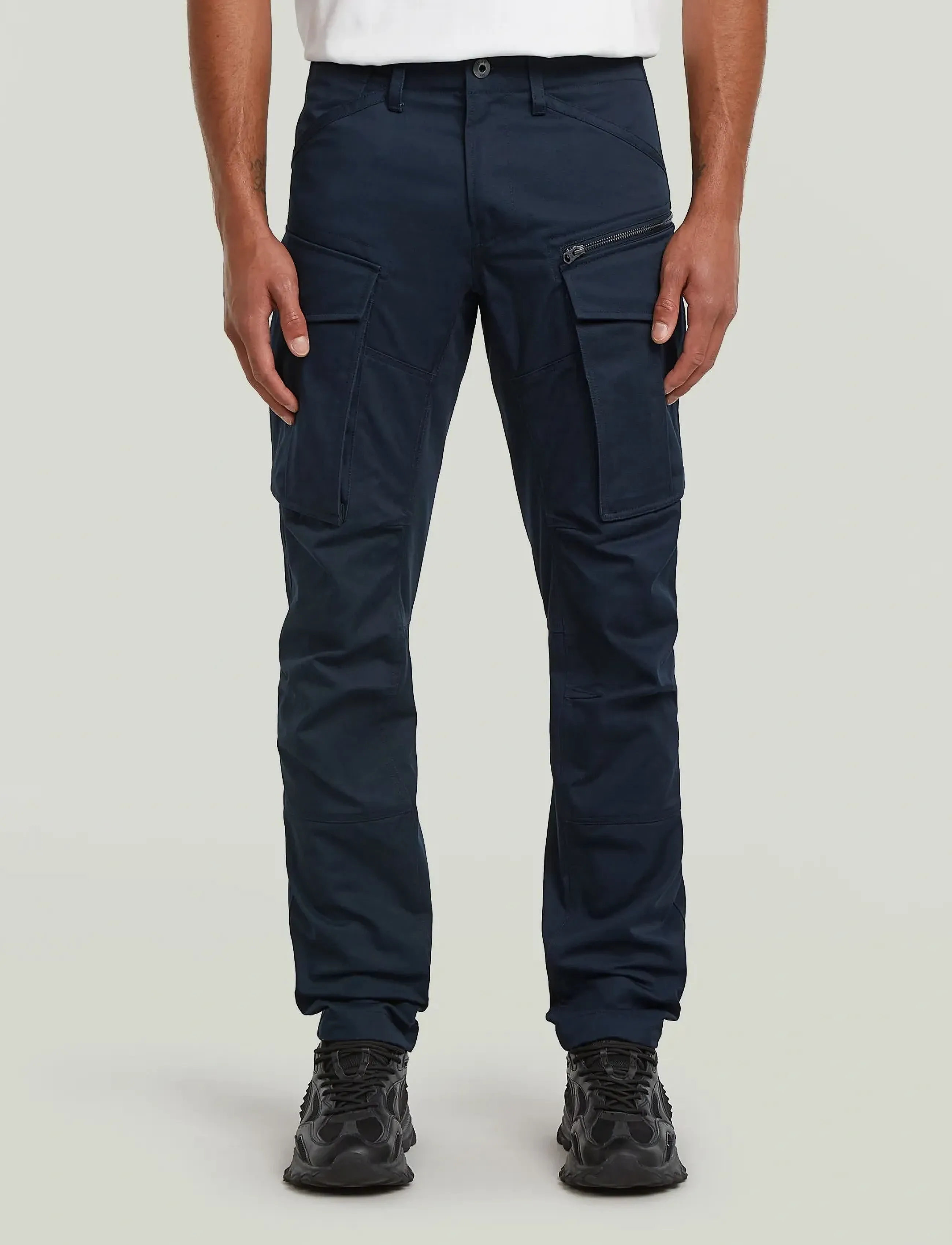 G-Star Rovic Zip 3D Regular Tapered, 30 x 34, Navy, Bukser > Cargo-Bukser, Herre