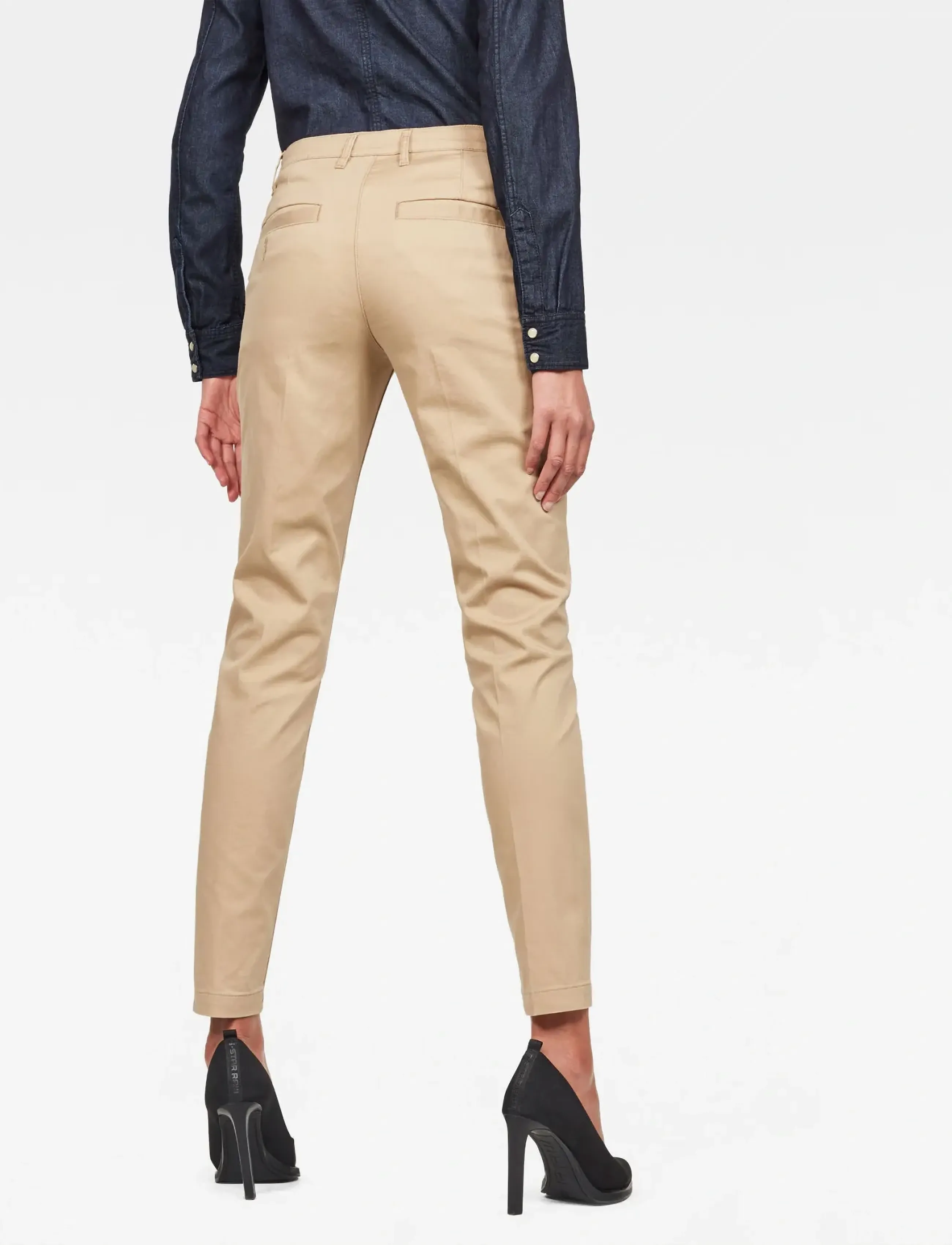 G-Star - Bronson Mid Skinny Chino wmn - chinos - sahara - 2