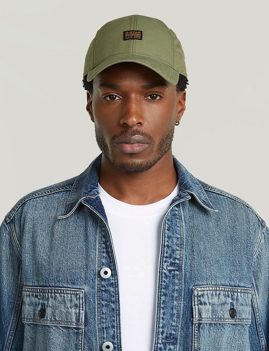G-Star - Originals Baseball Cap - kappen - shadow olive slub stripe - 2