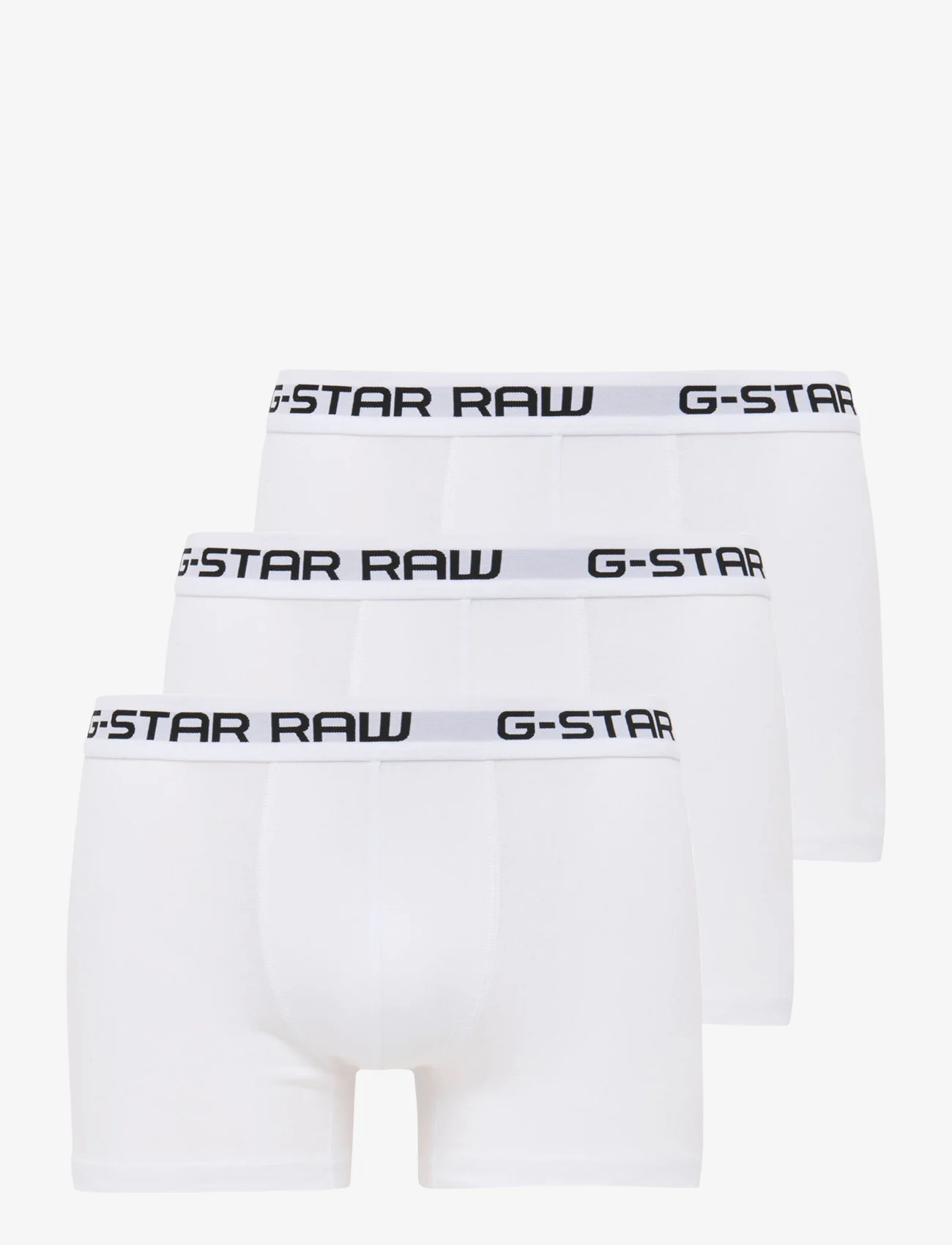 G-Star RAW - Classic trunk 3 pack - bokserki - white/white/white - 0