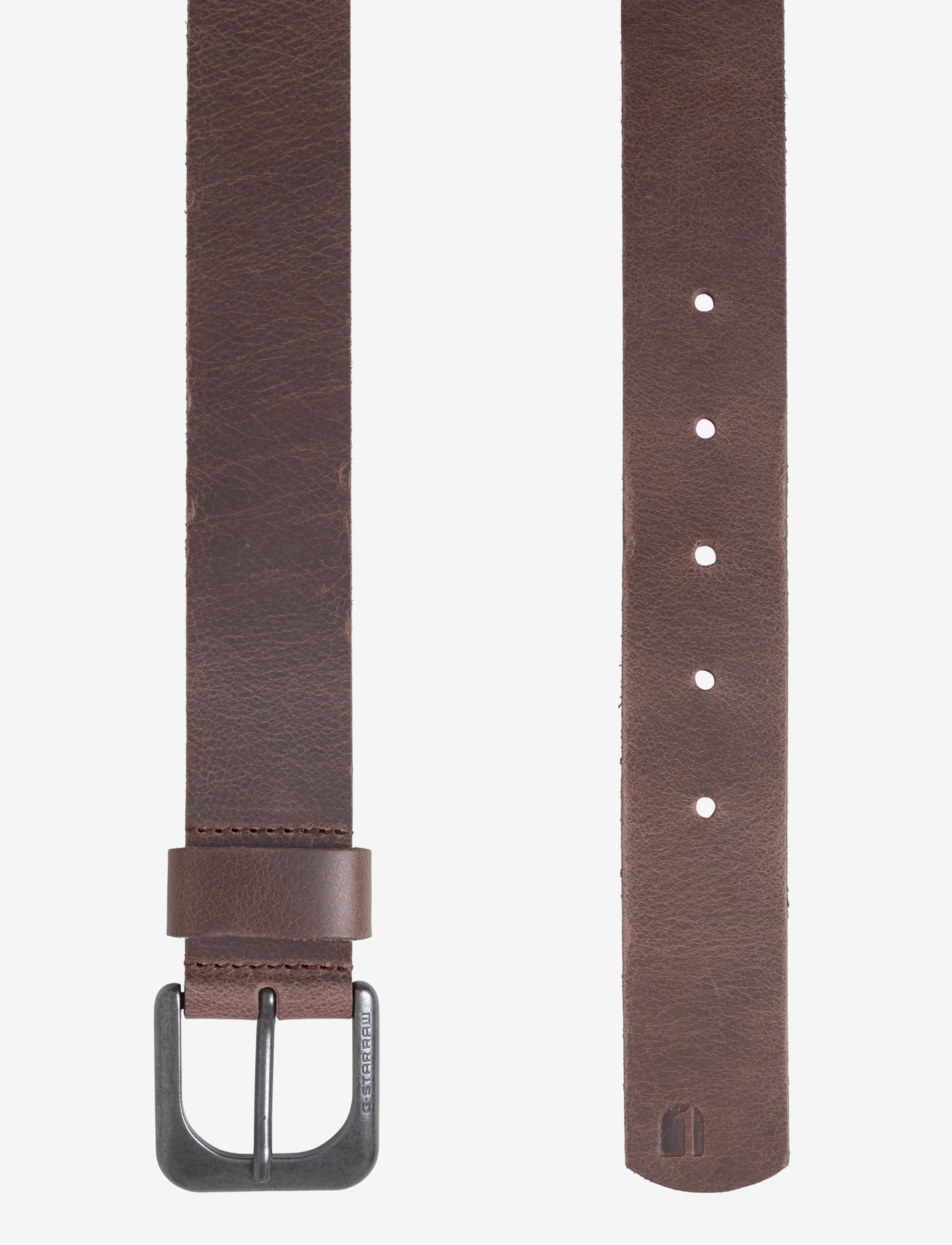 G-Star - Zed Belt - klassisch gürtel - dk brown/black metal - 1