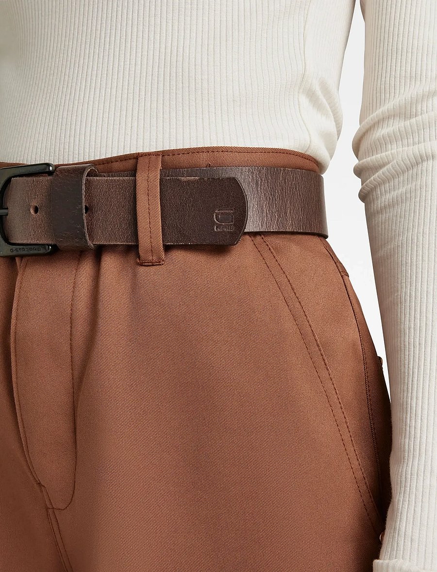 G-Star - Zed Belt - klassiske bælter - dk brown/black metal - 4