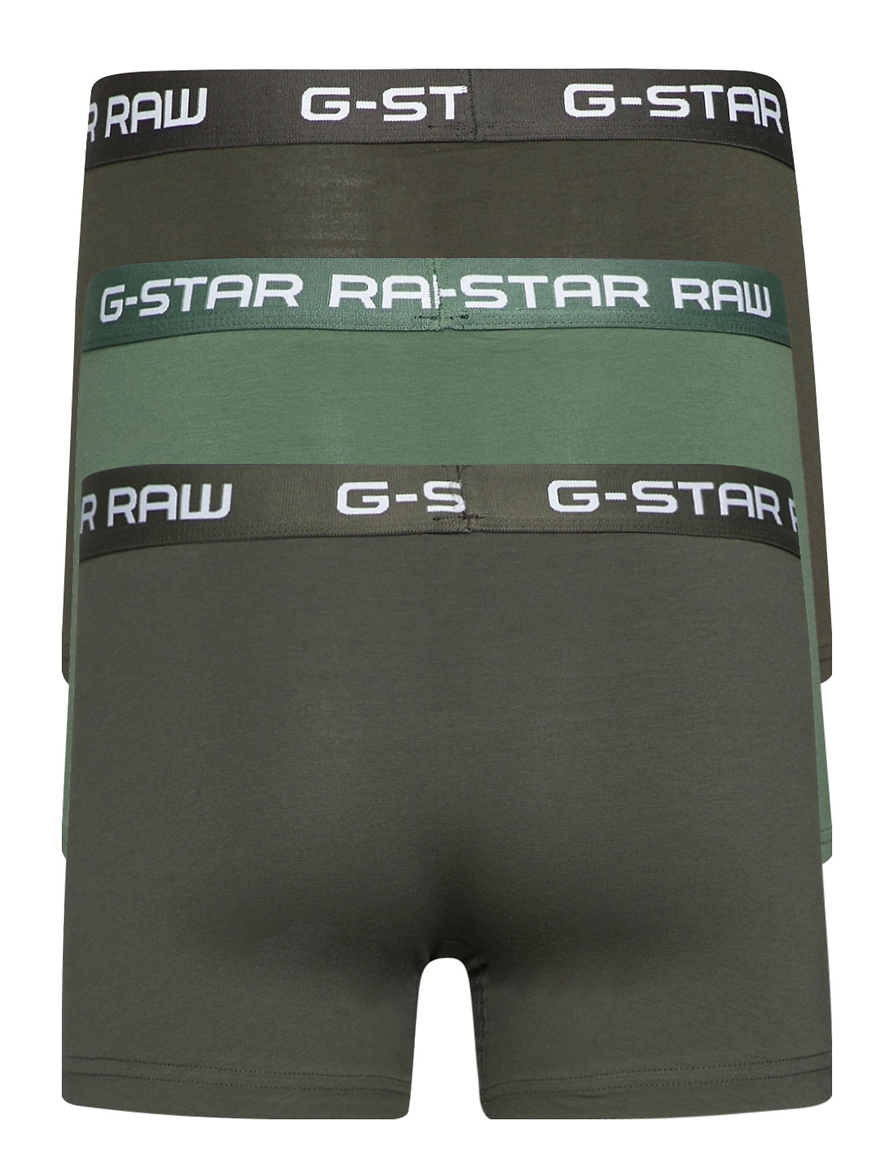 G-Star RAW - Classic trunk clr 3 pack - boxerkalsonger - gs grey/asfalt/bright jungle - 1