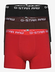 G-Star RAW - Classic trunk clr 3 pack - mažiausios kainos - dk flame/deep bordeaux/black - 0
