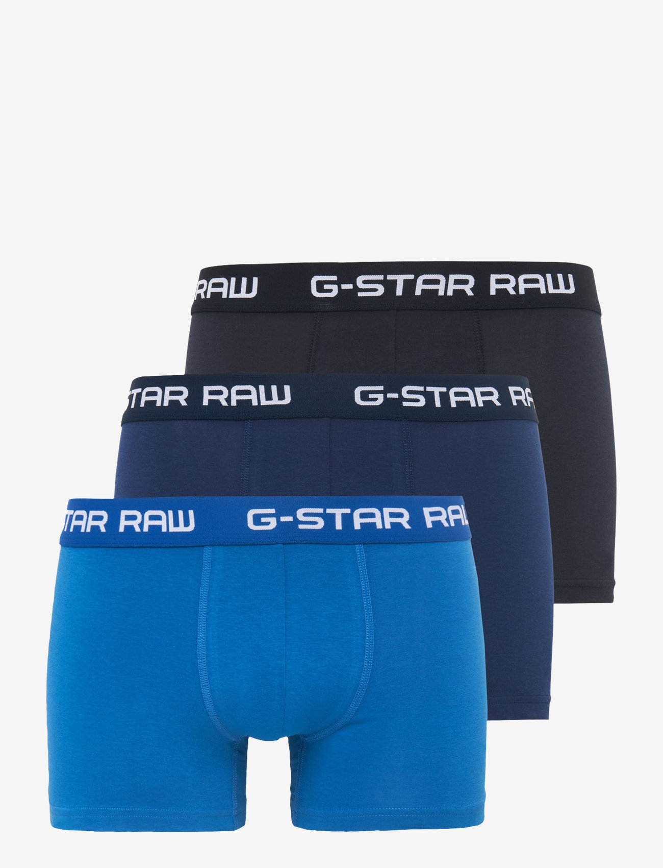 G-Star RAW - Classic trunk clr 3 pack - boxerkalsonger - lt nassau blue-imperial blue-maz bl - 0