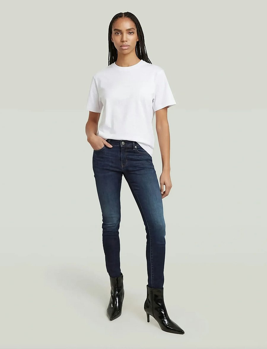 G-Star - 3301 Skinny Wmn - skinny jeans - dk aged - 3