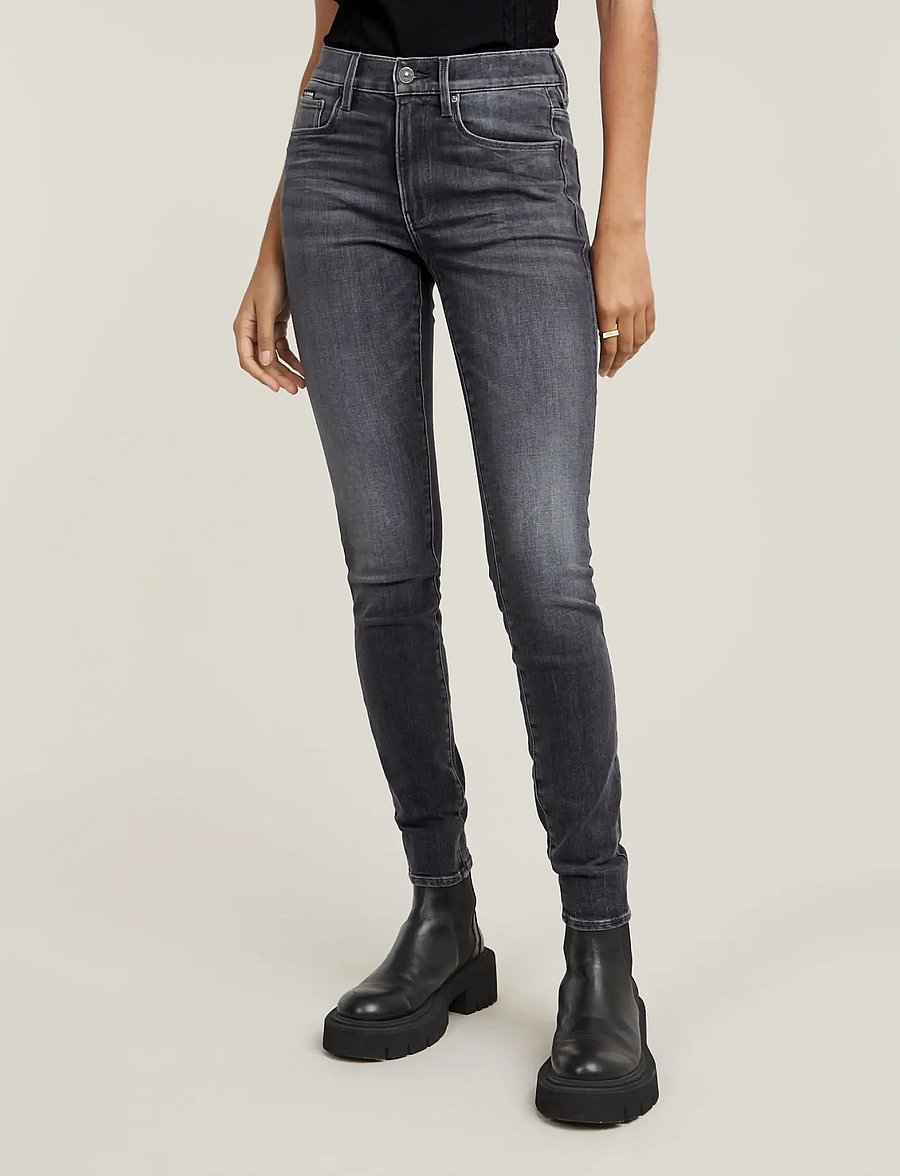 G-Star - 3301 Skinny Wmn - skinny jeans - faded black magnet - 0