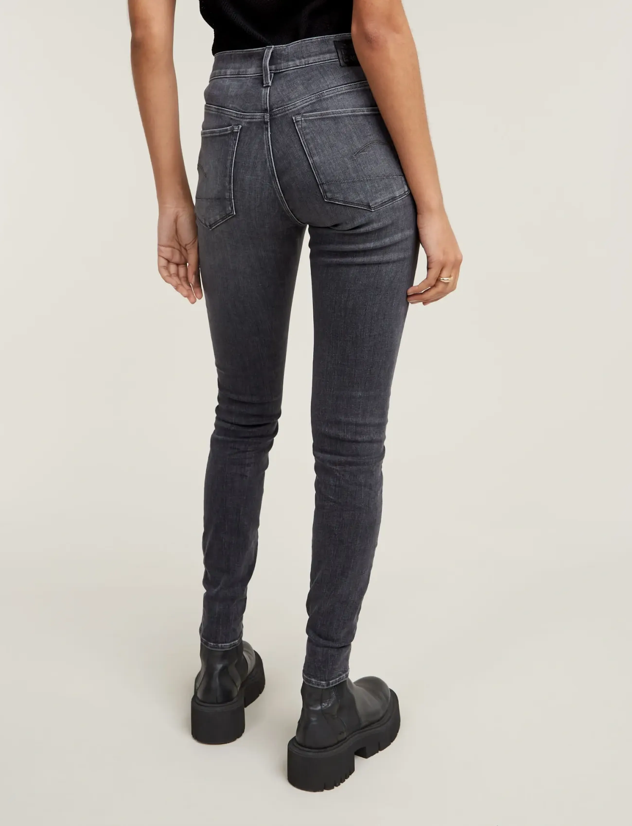 G-Star - 3301 Skinny Wmn - skinny jeans - faded black magnet - 2