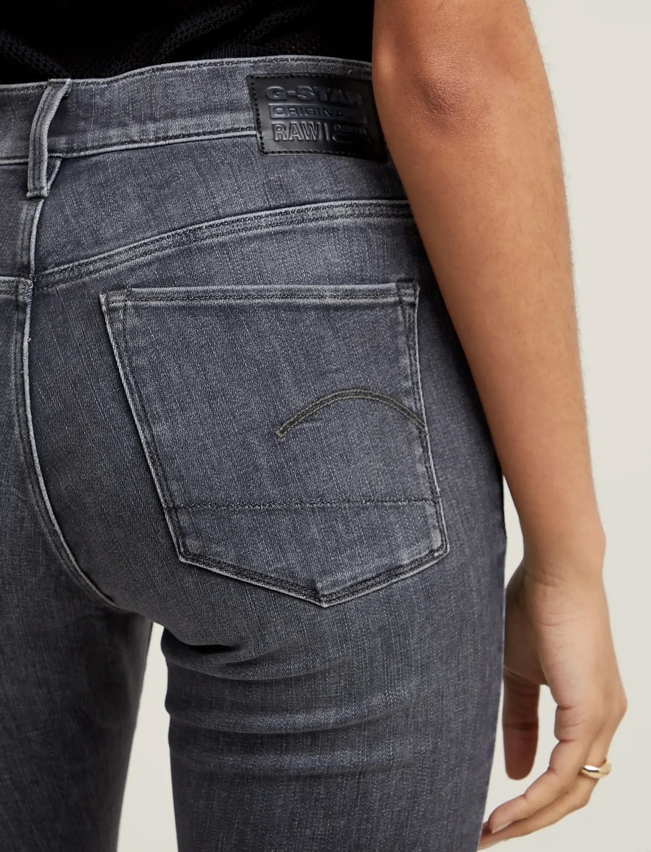 G-Star - 3301 Skinny Wmn - skinny jeans - faded black magnet - 5