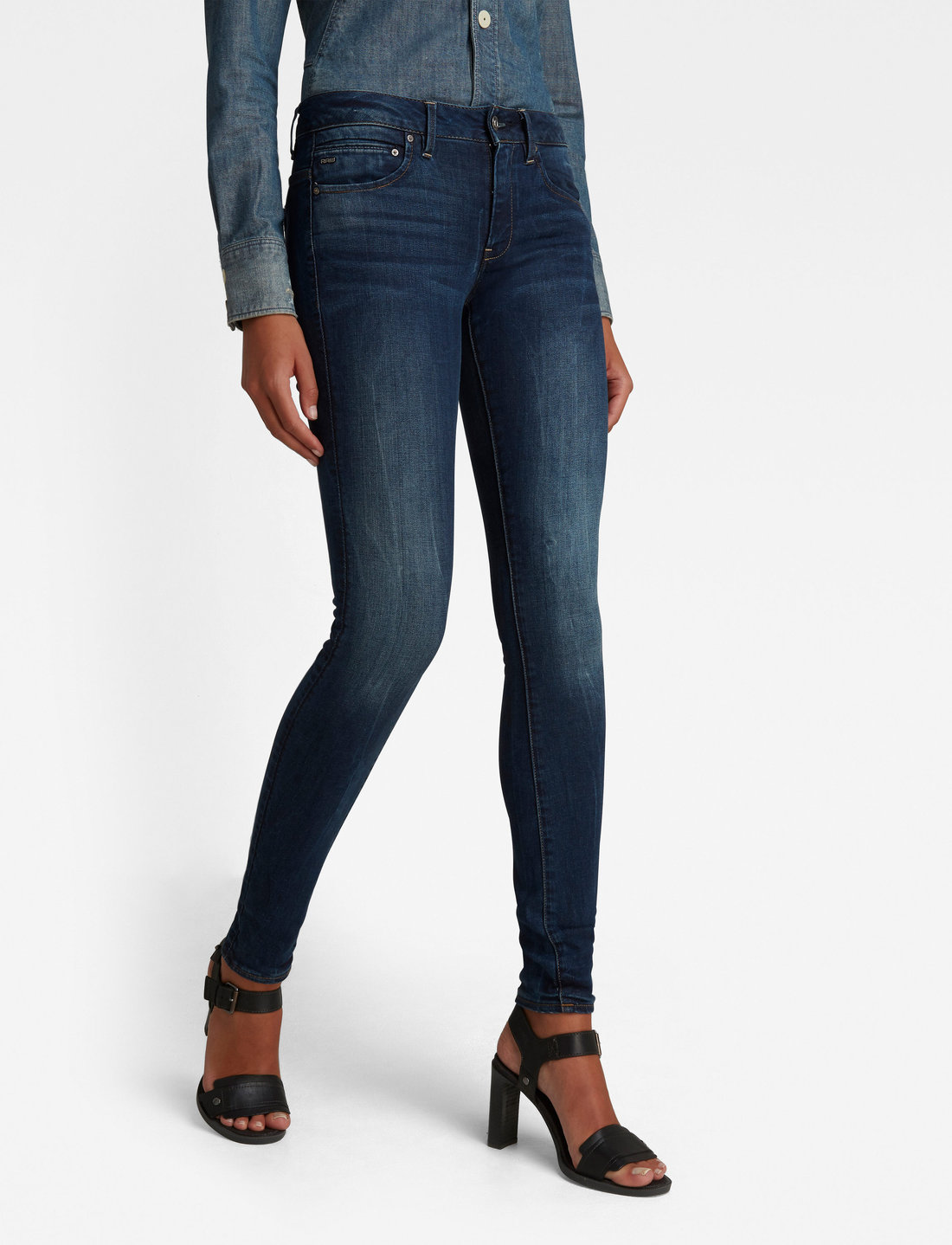 G star online midge skinny wmn