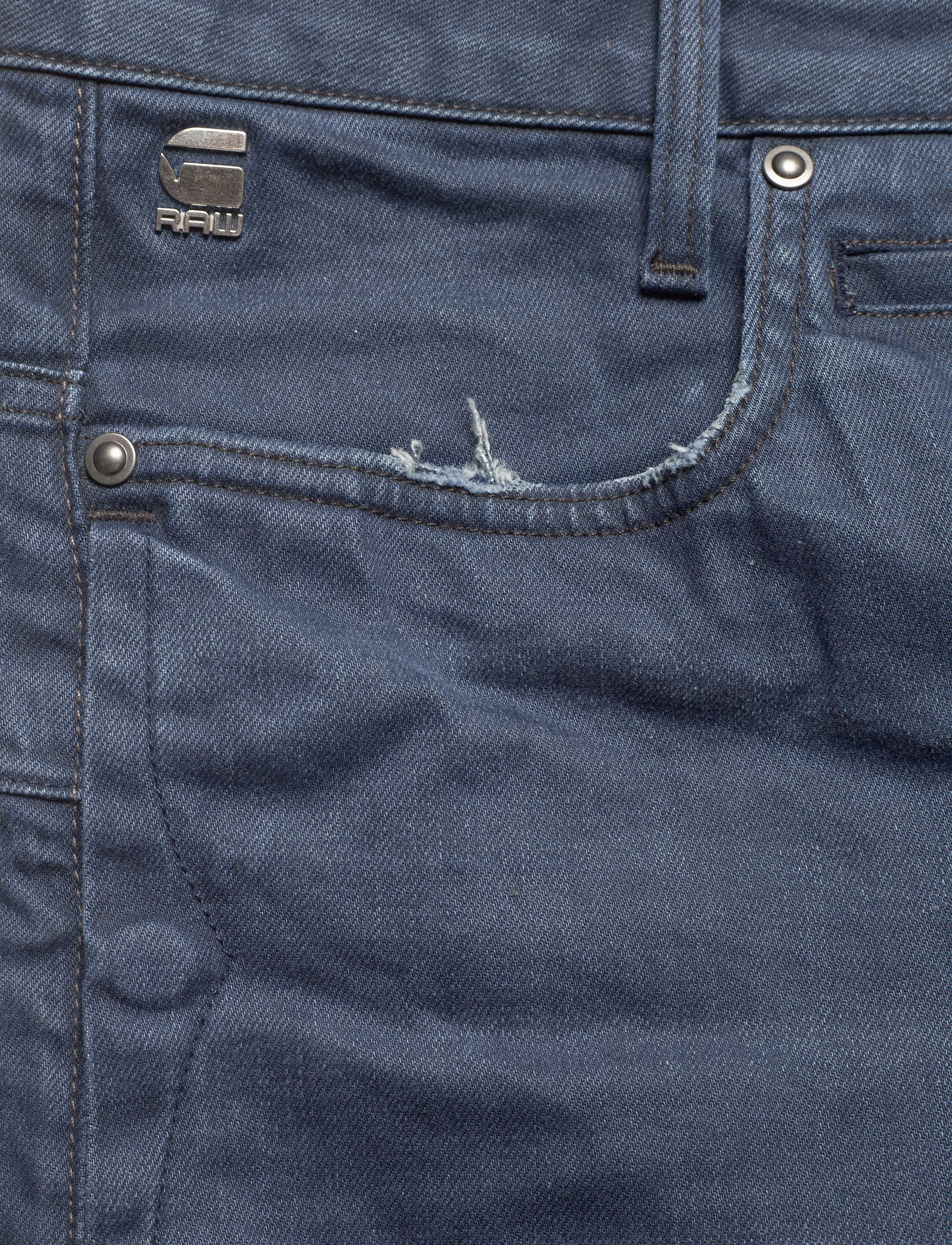 G-Star - D-Staq 3D Slim - worn in teal - 2