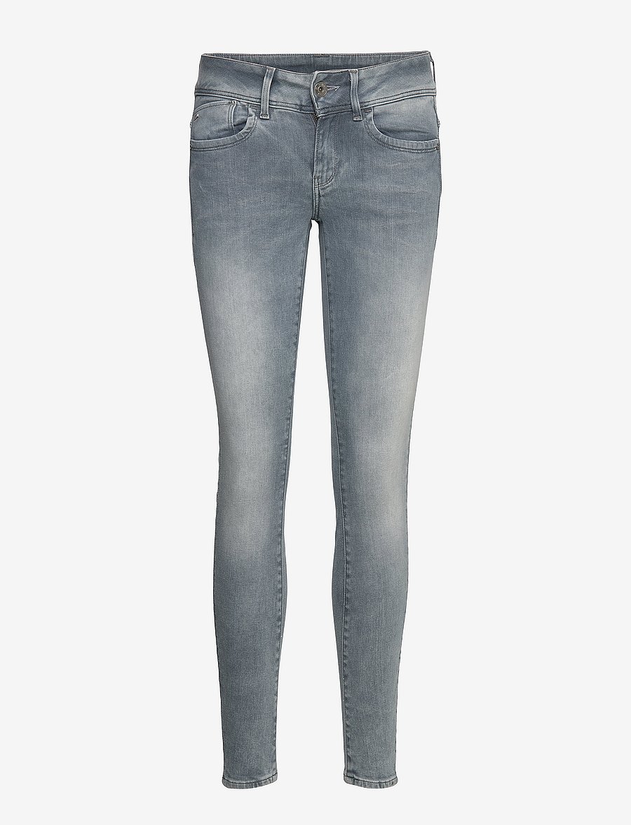G-Star - Lynn Mid Skinny Wmn - liibuvad teksad - faded industrial grey - 1