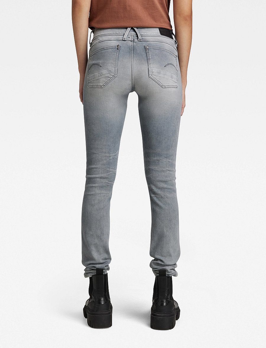 G-Star - Lynn Mid Skinny Wmn - liibuvad teksad - faded industrial grey - 3