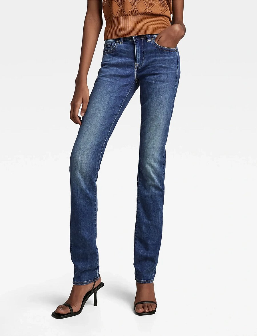 G-Star - Midge Slim Straight Wmn - straight jeans - medium indigo aged - 0