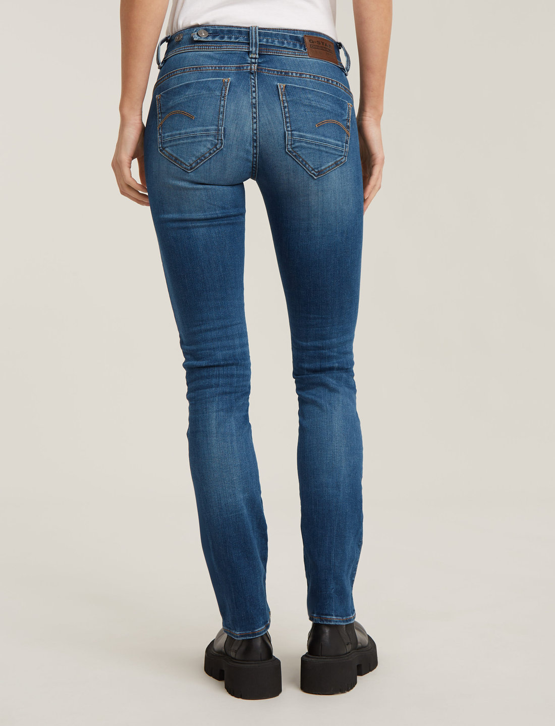 G star shop midge straight jeans