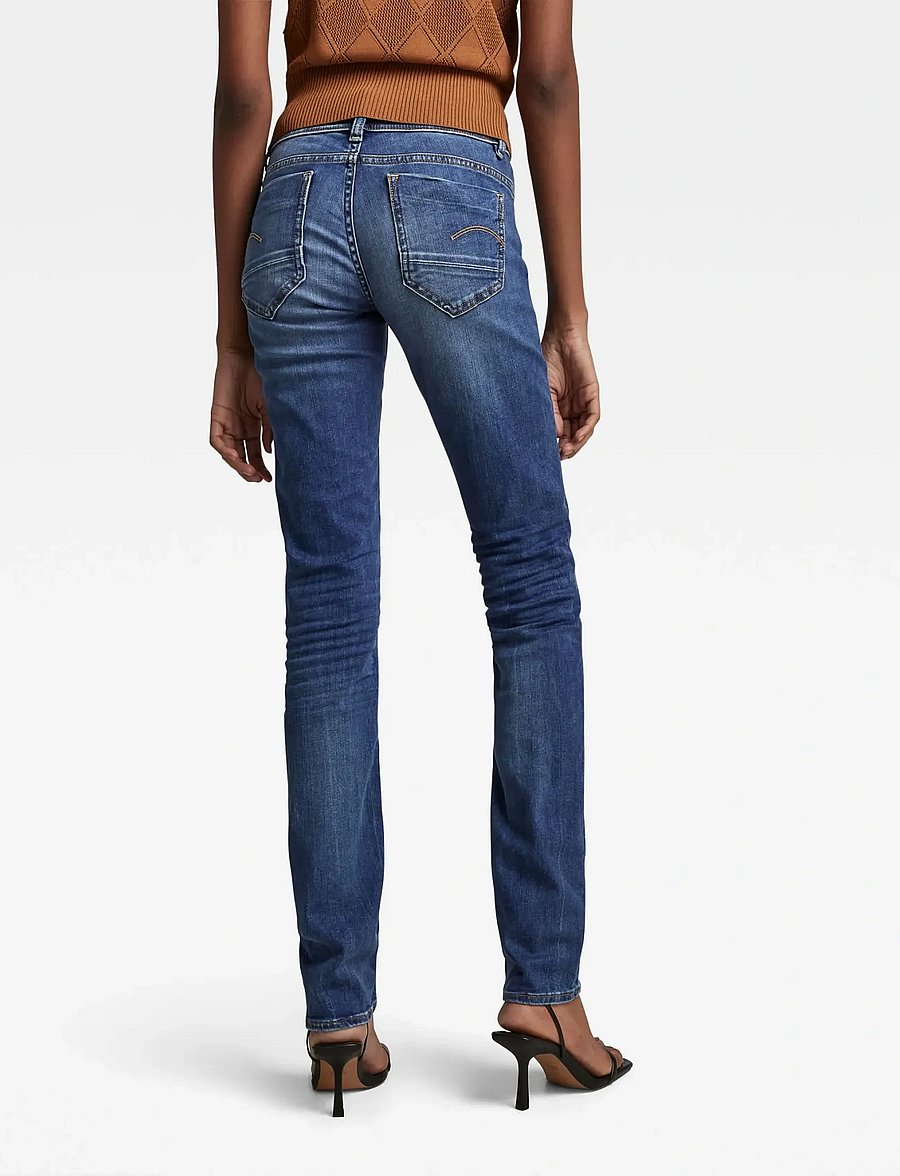G-Star - Midge Slim Straight Wmn - straight jeans - medium indigo aged - 3