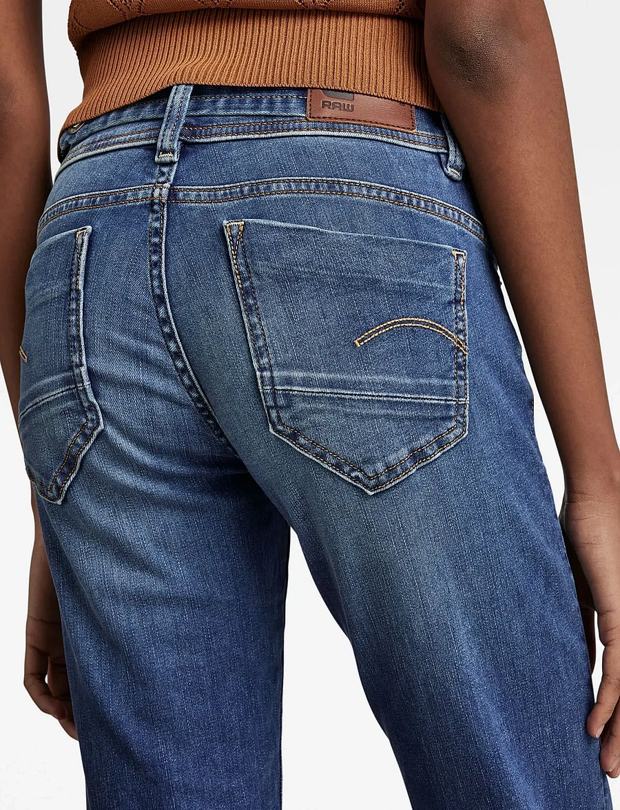 G-Star - Midge Slim Straight Wmn - straight jeans - medium indigo aged - 4