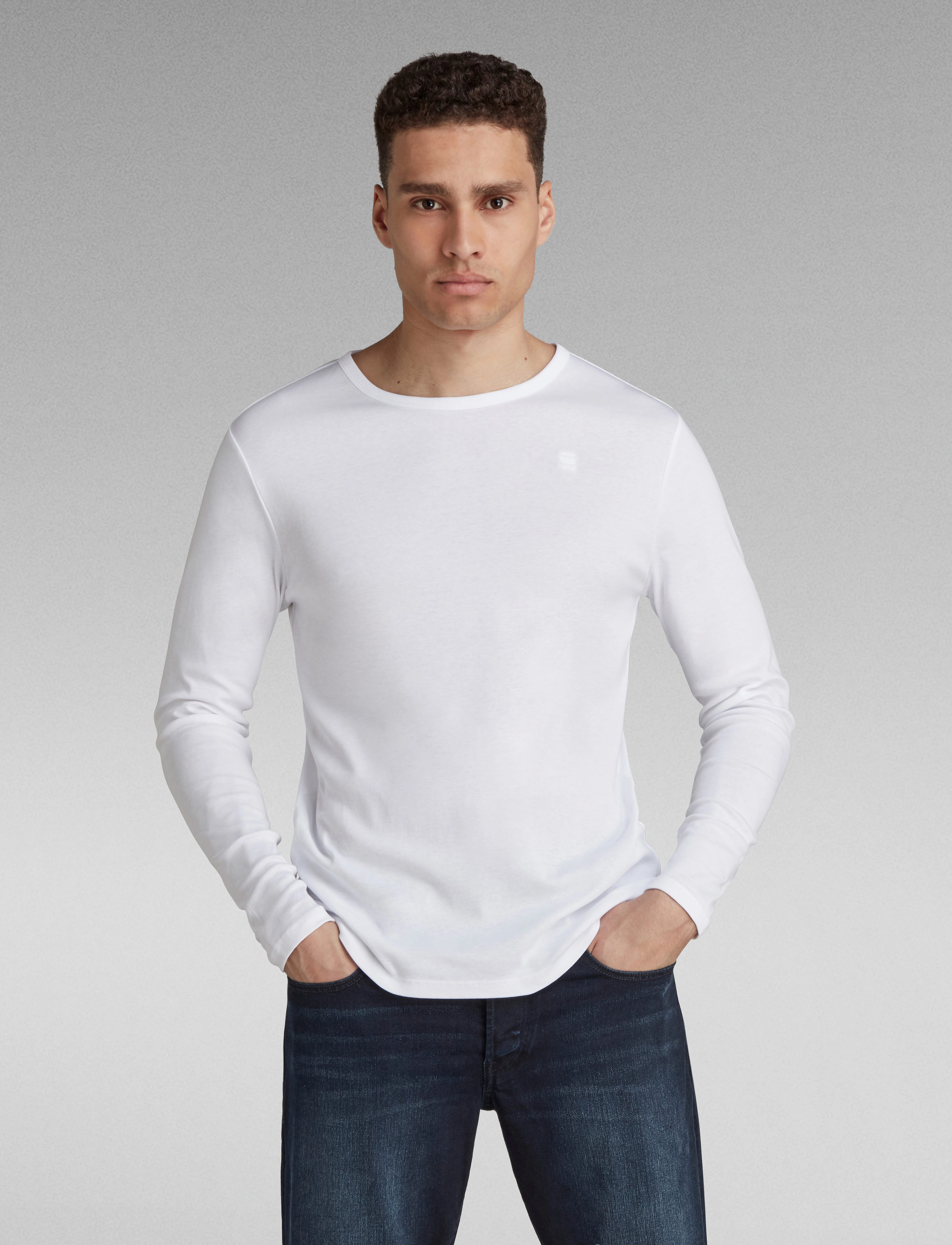 G-Star RAW - Base r t l\s 1-pack - white - 2