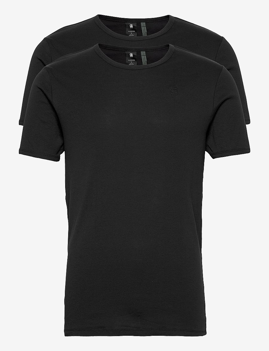 G-Star - Base r t 2-pack - multipack t-shirts - black - 1