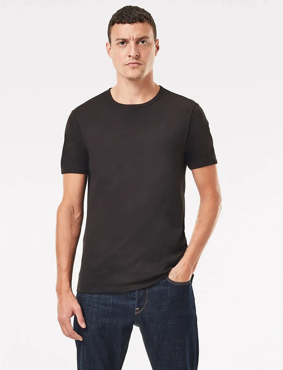 G-Star - Base r t 2-pack - multipack t-shirts - black - 0