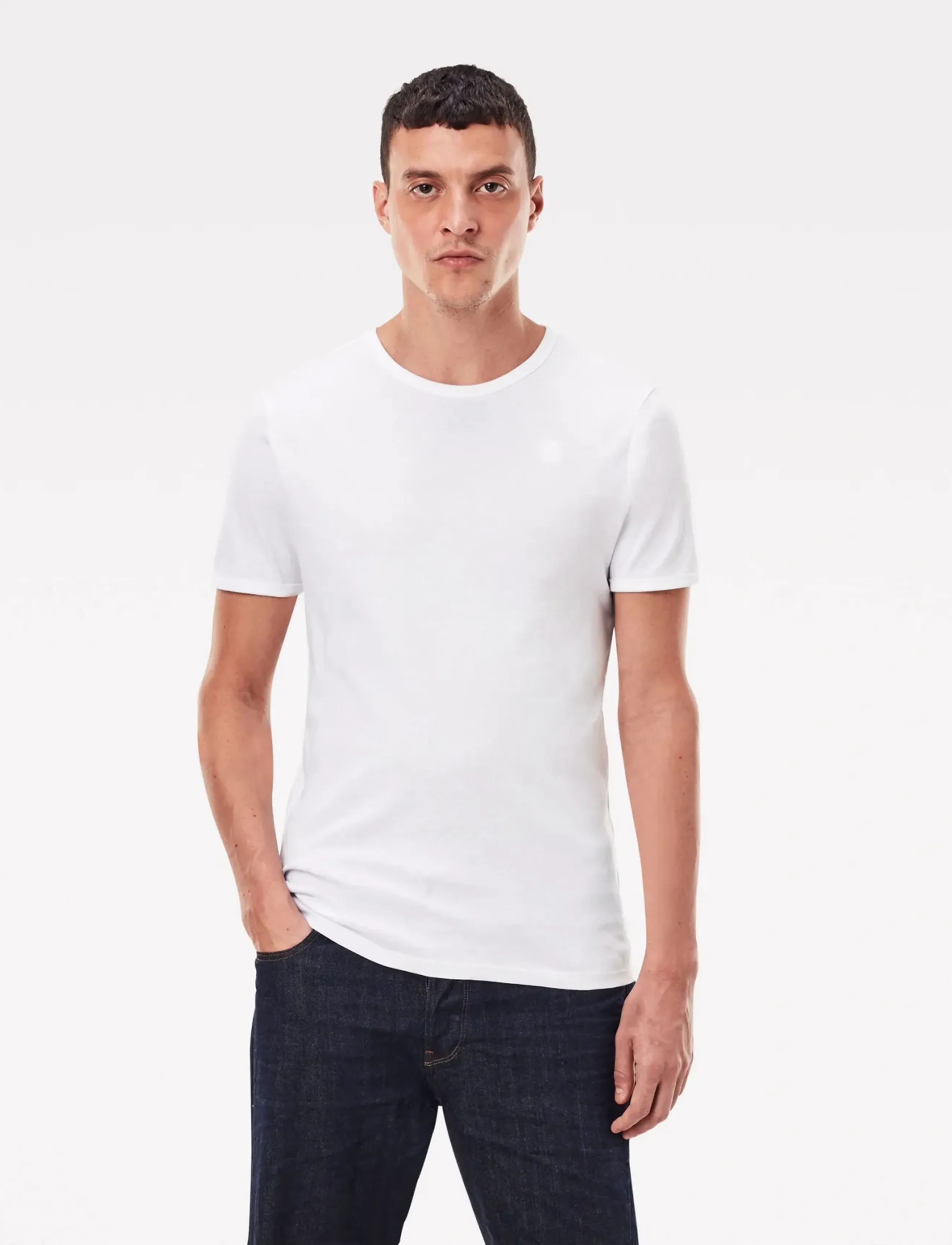 G-Star Base r t s\s 2-pack - T-Shirts - WHITE / white