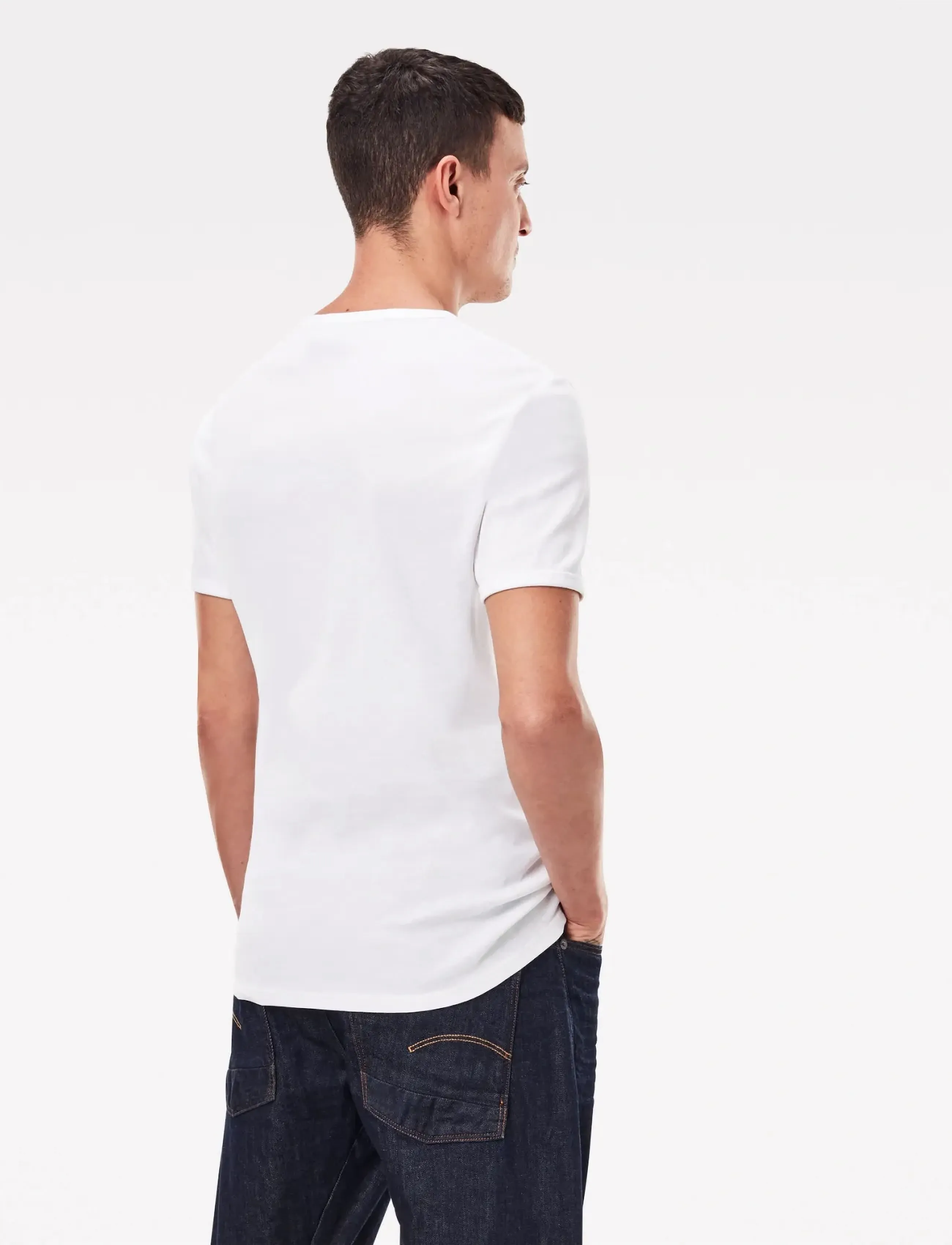 G-STAR Base R T S\S 2-Pack t-shirts - bas herr – bild 3