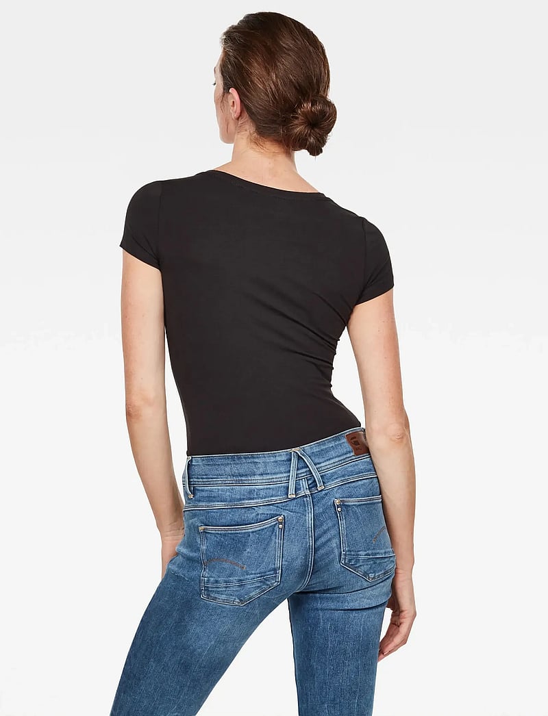 G-Star - Base v t wmn cap sl - t-shirts - black - 4