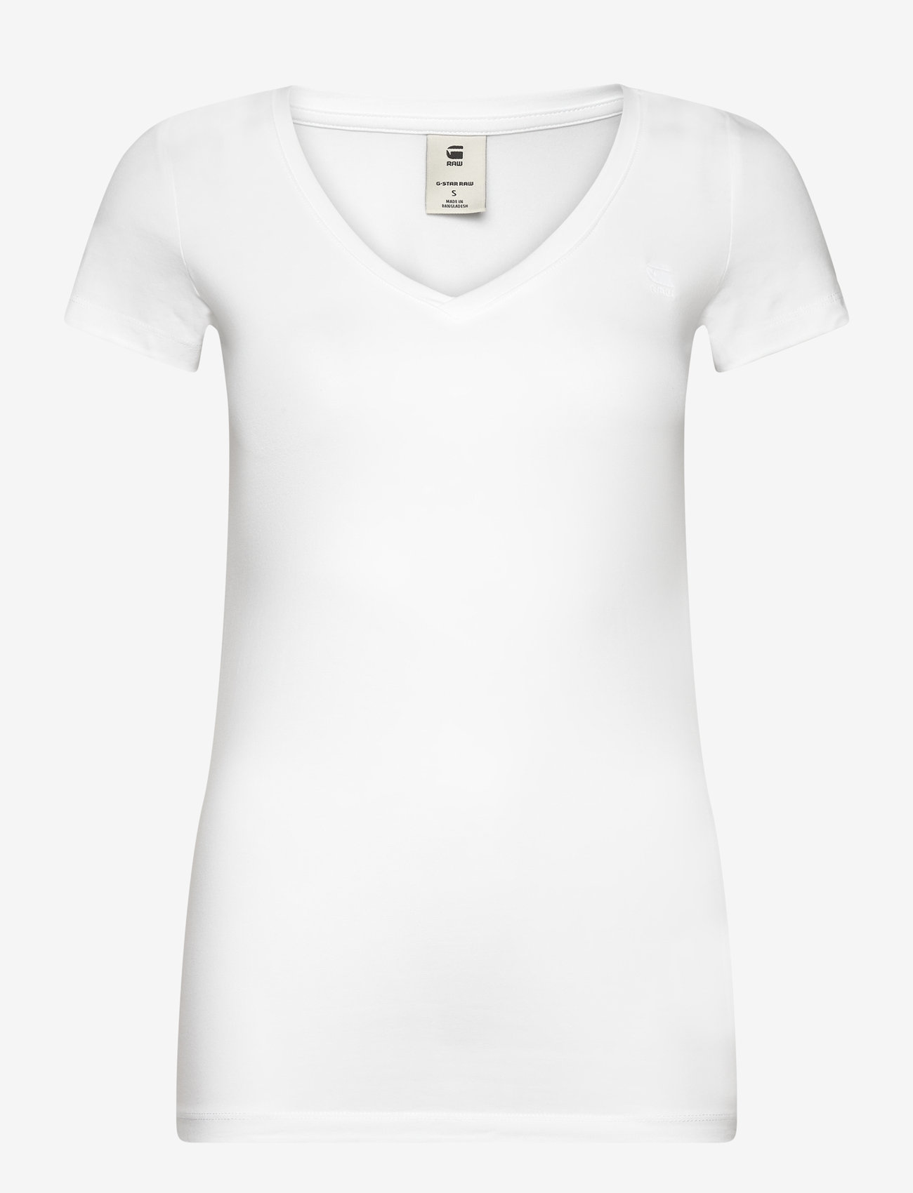G-Star - Base v t wmn cap sl - t-shirts - white - 1